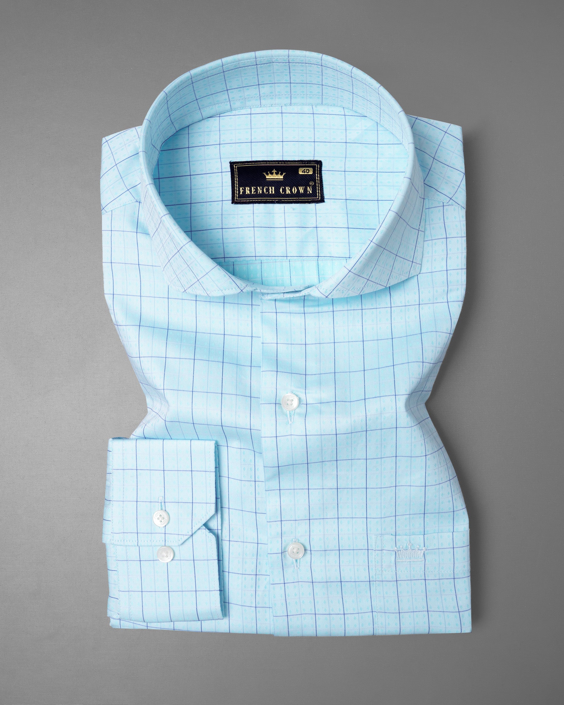 Aqua Blue windowpane with Diamond Dobby Textured Premium Giza Cotton Shirt 5735-CA-38, 5735-CA-H-38, 5735-CA-39, 5735-CA-H-39, 5735-CA-40, 5735-CA-H-40, 5735-CA-42, 5735-CA-H-42, 5735-CA-44, 5735-CA-H-44, 5735-CA-46, 5735-CA-H-46, 5735-CA-48, 5735-CA-H-48, 5735-CA-50, 5735-CA-H-50, 5735-CA-52, 5735-CA-H-52