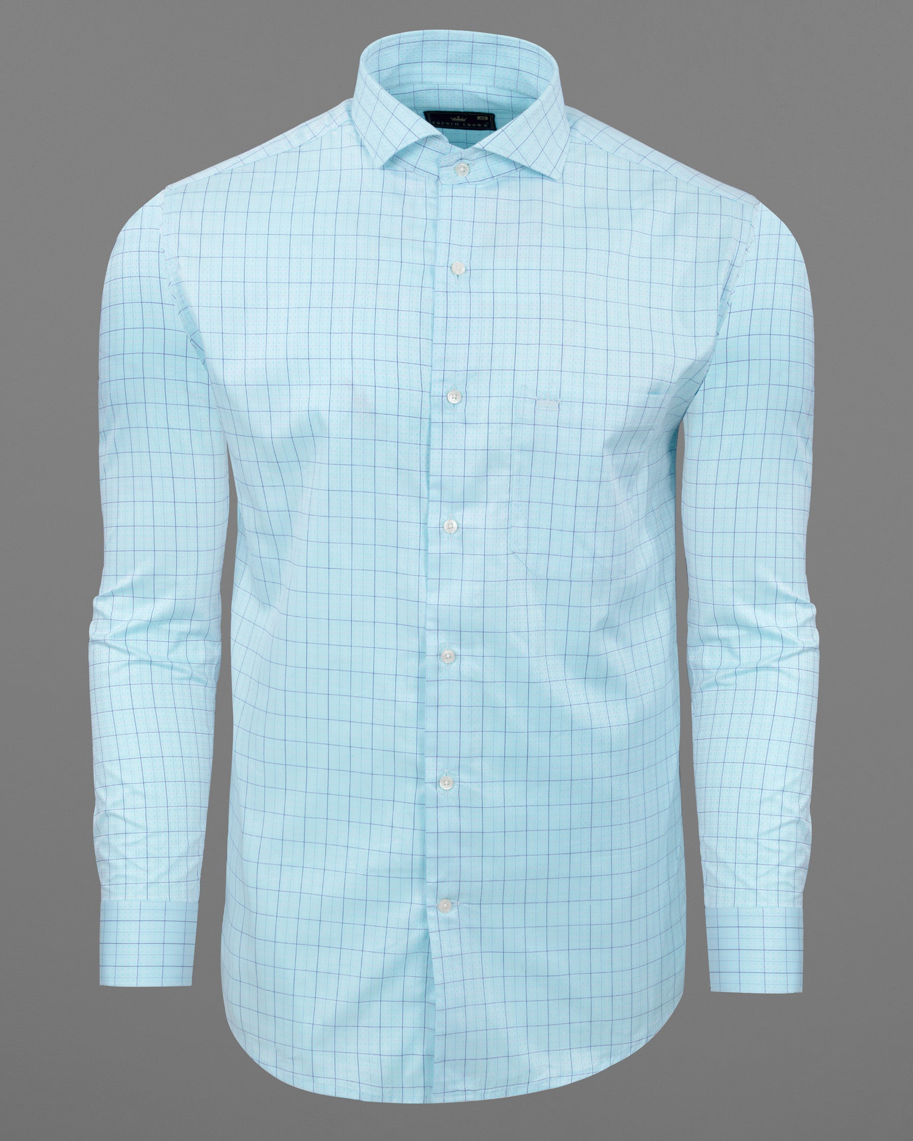 Aqua Blue windowpane with Diamond Dobby Textured Premium Giza Cotton Shirt 5735-CA-38, 5735-CA-H-38, 5735-CA-39, 5735-CA-H-39, 5735-CA-40, 5735-CA-H-40, 5735-CA-42, 5735-CA-H-42, 5735-CA-44, 5735-CA-H-44, 5735-CA-46, 5735-CA-H-46, 5735-CA-48, 5735-CA-H-48, 5735-CA-50, 5735-CA-H-50, 5735-CA-52, 5735-CA-H-52