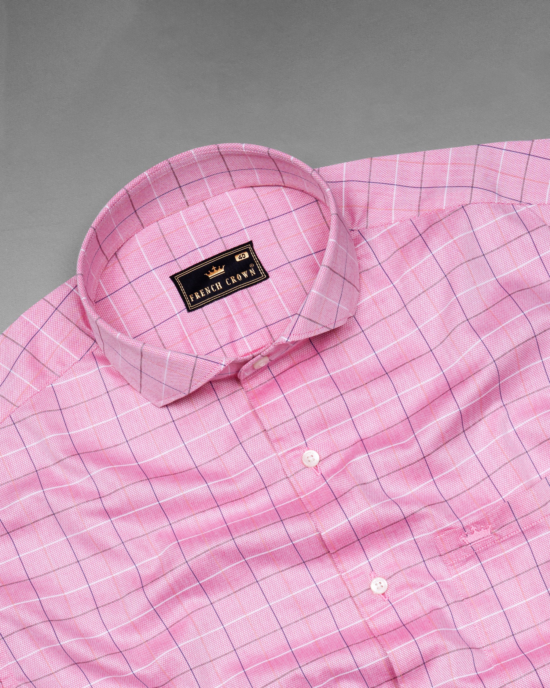 Cupid Pink Windowpane Dobby Textured Premium Giza Cotton Shirt 5737-CA-38, 5737-CA-H-38, 5737-CA-39, 5737-CA-H-39, 5737-CA-40, 5737-CA-H-40, 5737-CA-42, 5737-CA-H-42, 5737-CA-44, 5737-CA-H-44, 5737-CA-46, 5737-CA-H-46, 5737-CA-48, 5737-CA-H-48, 5737-CA-50, 5737-CA-H-50, 5737-CA-52, 5737-CA-H-52