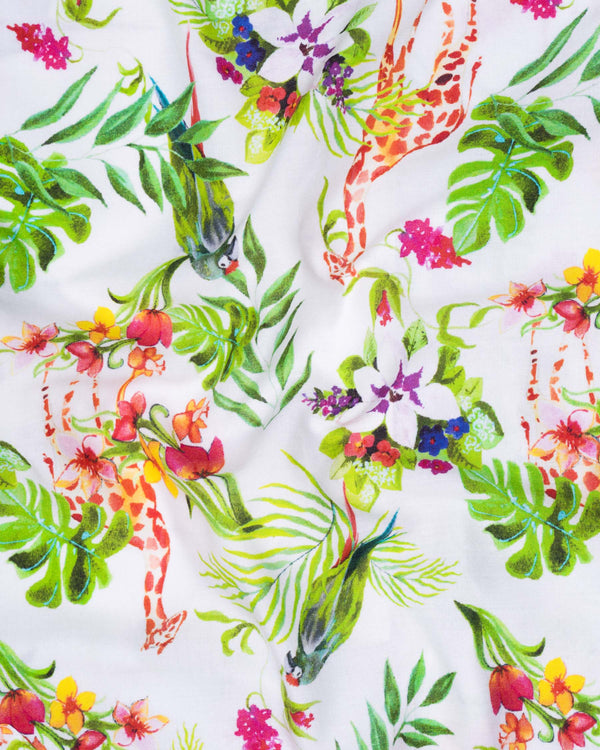 Alabaster White with Lime Green colorful flowers Printed Premium Tencel Kurta Shirt 5829-KS-38, 5829-KS-H-38, 5829-KS-39, 5829-KS-H-39, 5829-KS-40, 5829-KS-H-40, 5829-KS-42, 5829-KS-H-42, 5829-KS-44, 5829-KS-H-44, 5829-KS-46, 5829-KS-H-46, 5829-KS-48, 5829-KS-H-48, 5829-KS-50, 5829-KS-H-50, 5829-KS-52, 5829-KS-H-52