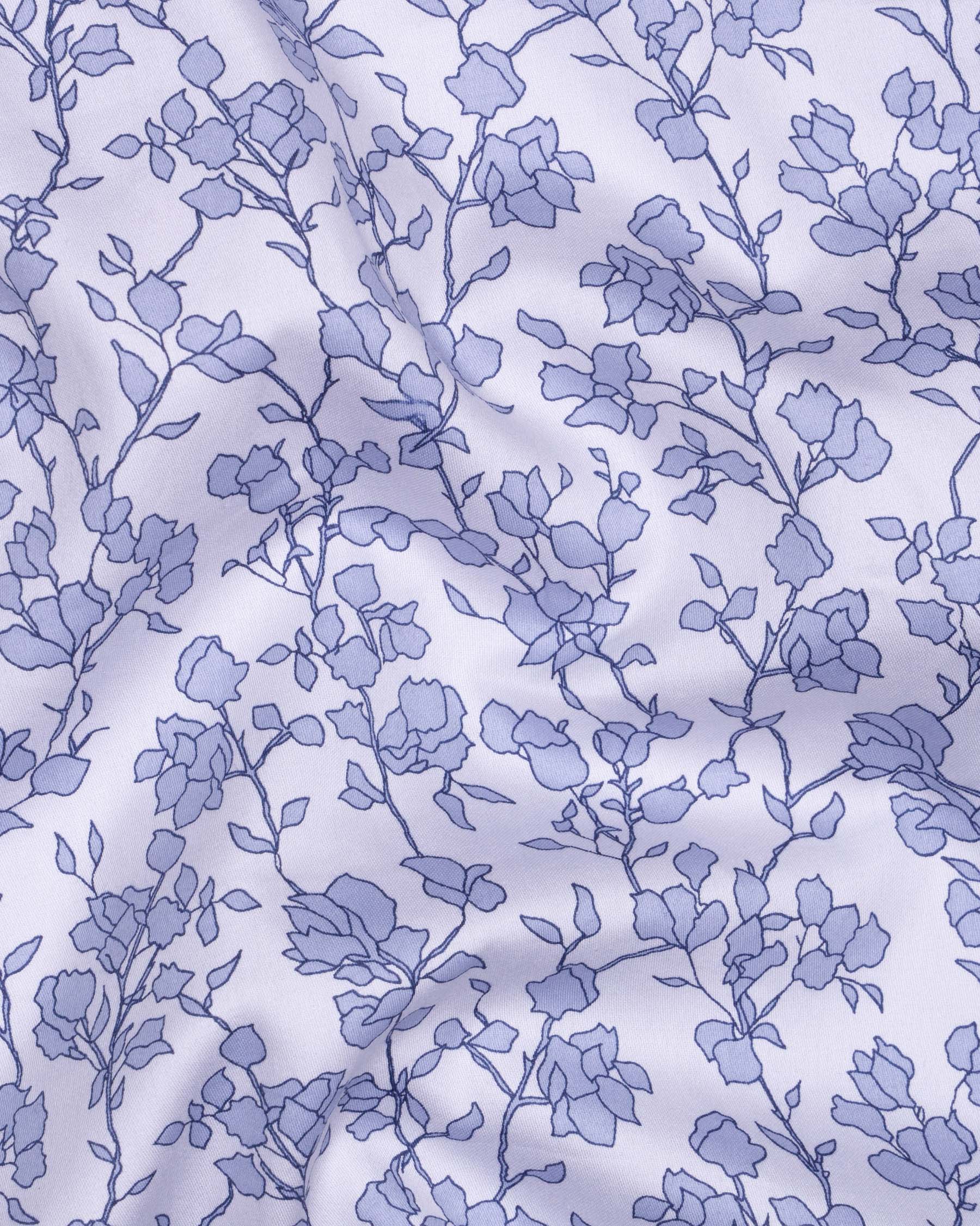 Blue Chalk Floral Printed Super Soft Premium Cotton Shirt 5831-38, 5831-H-38, 5831-39, 5831-H-39, 5831-40, 5831-H-40, 5831-42, 5831-H-42, 5831-44, 5831-H-44, 5831-46, 5831-H-46, 5831-48, 5831-H-48, 5831-50, 5831-H-50, 5831-52, 5831-H-52