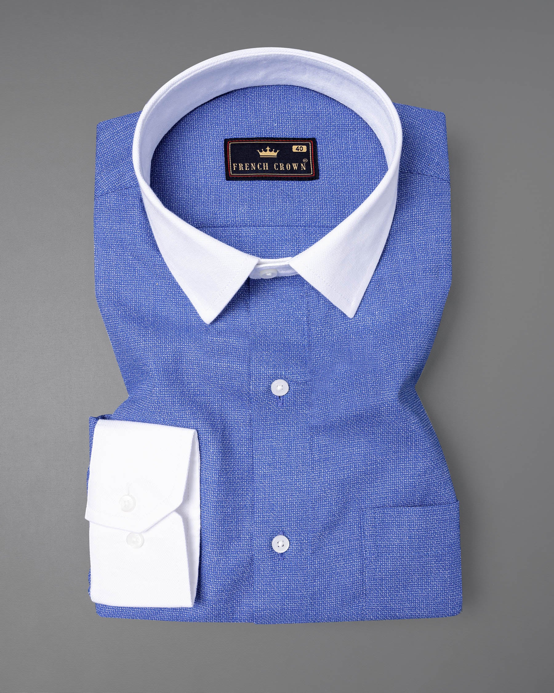 Powder Blue with White Collar Dobby Premium Giza Cotton Shirt 5838-WCC-38, 5838-WCC-H-38, 5838-WCC-39, 5838-WCC-H-39, 5838-WCC-40, 5838-WCC-H-40, 5838-WCC-42, 5838-WCC-H-42, 5838-WCC-44, 5838-WCC-H-44, 5838-WCC-46, 5838-WCC-H-46, 5838-WCC-48, 5838-WCC-H-48, 5838-WCC-50, 5838-WCC-H-50, 5838-WCC-52, 5838-WCC-H-52