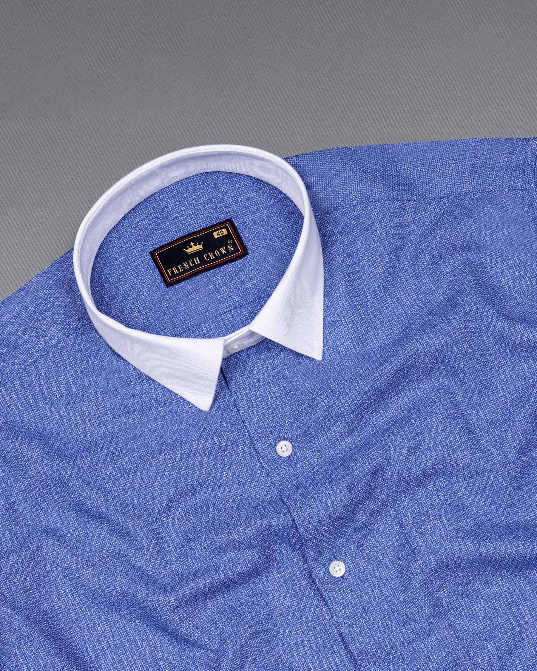 Powder Blue with White Collar Dobby Premium Giza Cotton Shirt 5838-WCC-38, 5838-WCC-H-38, 5838-WCC-39, 5838-WCC-H-39, 5838-WCC-40, 5838-WCC-H-40, 5838-WCC-42, 5838-WCC-H-42, 5838-WCC-44, 5838-WCC-H-44, 5838-WCC-46, 5838-WCC-H-46, 5838-WCC-48, 5838-WCC-H-48, 5838-WCC-50, 5838-WCC-H-50, 5838-WCC-52, 5838-WCC-H-52