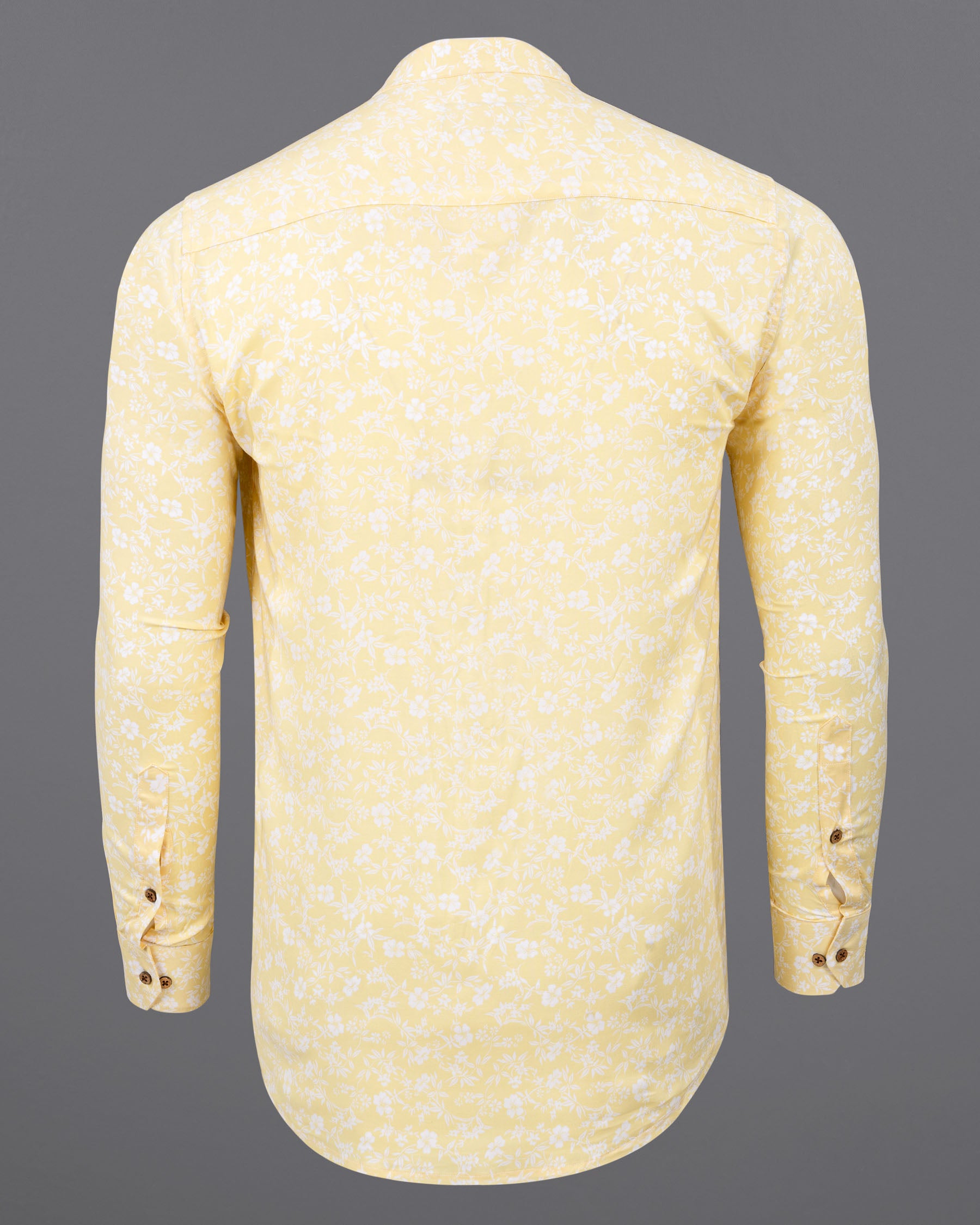 Astra Yellow Floral Printed Premium Tencel Shirt 5856-KS-38, 5856-KS-H-38, 5856-KS-39, 5856-KS-H-39, 5856-KS-40, 5856-KS-H-40, 5856-KS-42, 5856-KS-H-42, 5856-KS-44, 5856-KS-H-44, 5856-KS-46, 5856-KS-H-46, 5856-KS-48, 5856-KS-H-48, 5856-KS-50, 5856-KS-H-50, 5856-KS-52, 5856-KS-H-52