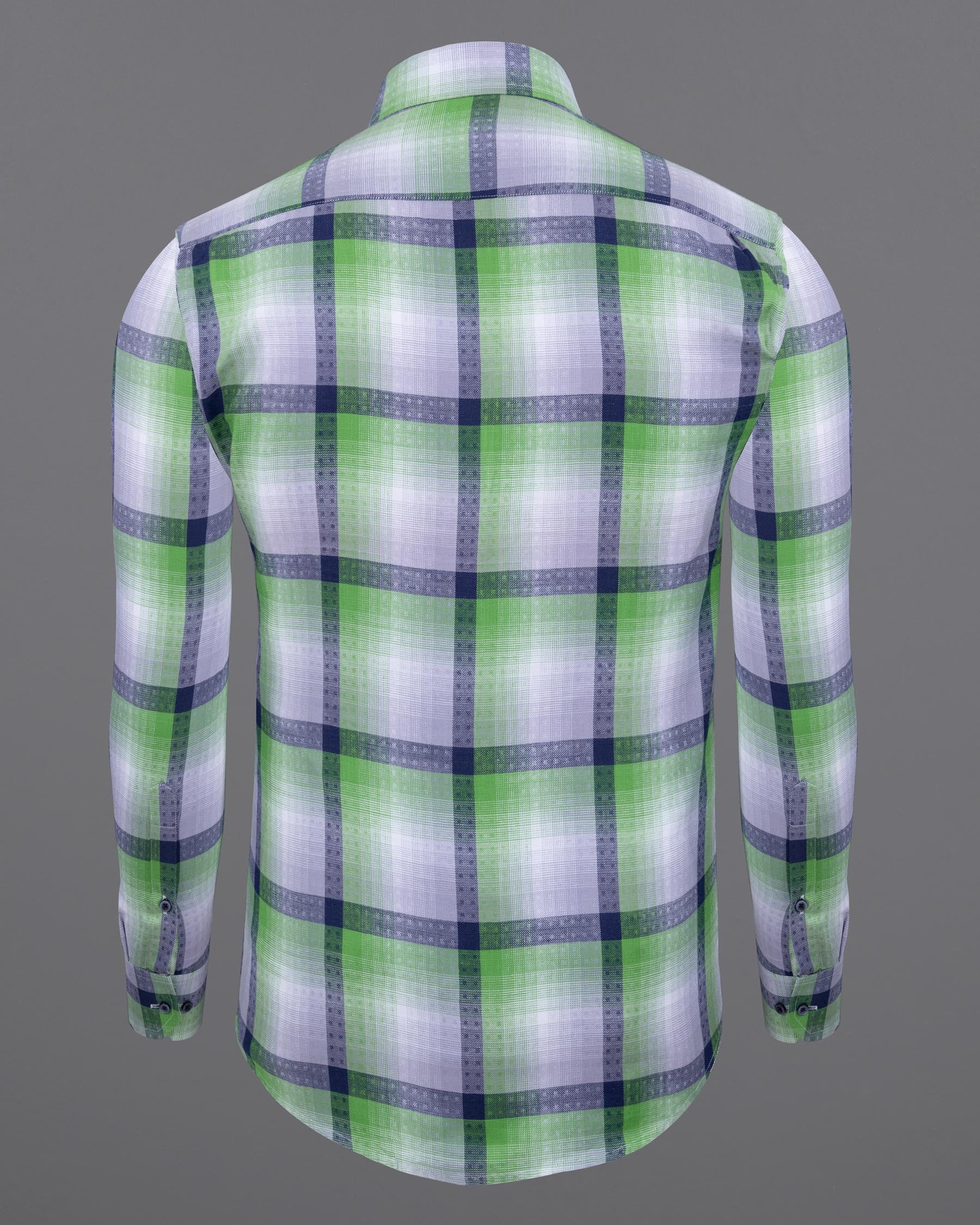 Blue and Mantis Green Twill Windowpane Premium Cotton Shirt 5861-BLE-38, 5861-BLE-H-38, 5861-BLE-39, 5861-BLE-H-39, 5861-BLE-40, 5861-BLE-H-40, 5861-BLE-42, 5861-BLE-H-42, 5861-BLE-44, 5861-BLE-H-44, 5861-BLE-46, 5861-BLE-H-46, 5861-BLE-48, 5861-BLE-H-48, 5861-BLE-50, 5861-BLE-H-50, 5861-BLE-52, 5861-BLE-H-52