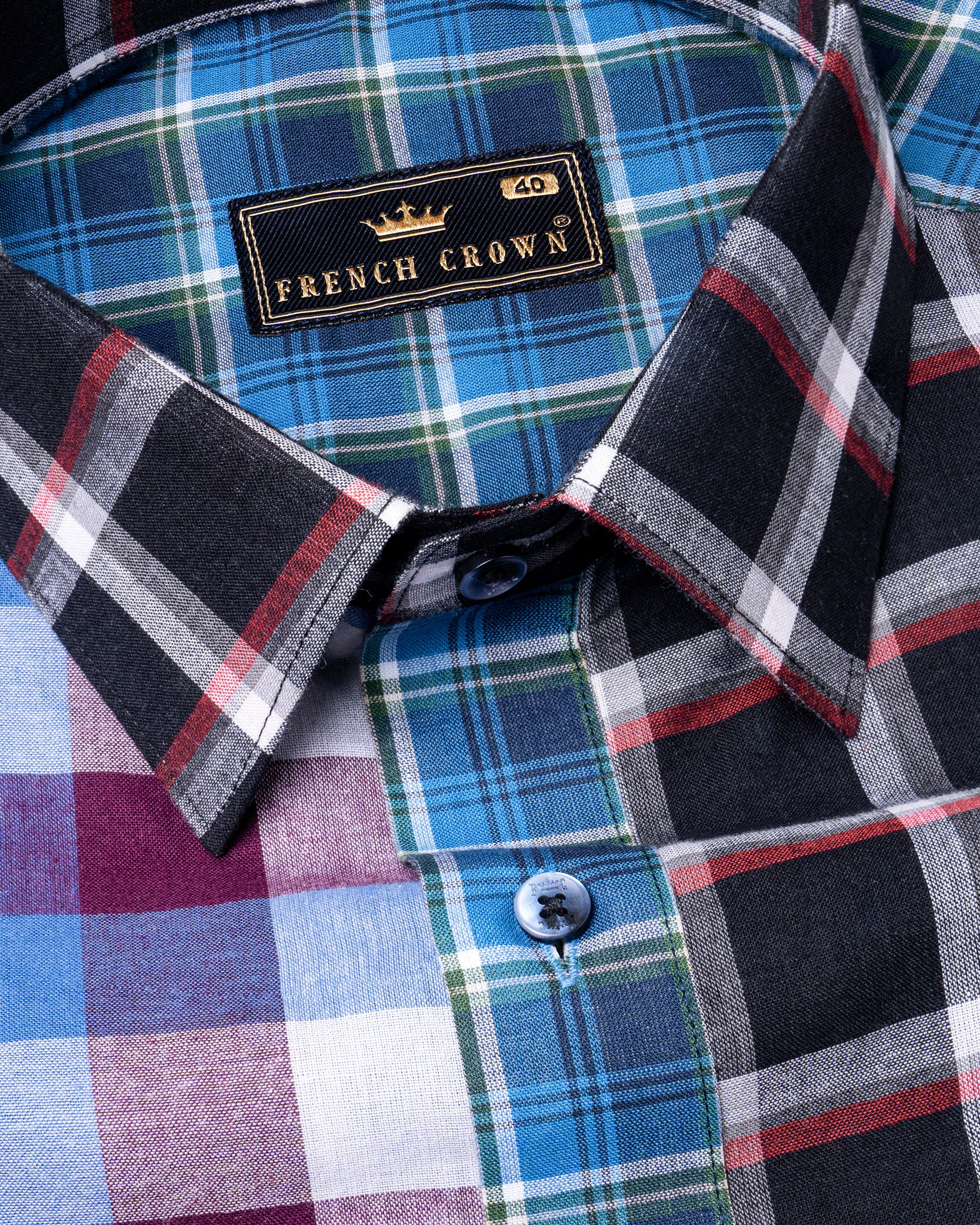Multicolor Mix Plaid Premium Cotton Desigmer Shirt 5870-BLE-P70-38, 5870-BLE-P70-H-38, 5870-BLE-P70-39, 5870-BLE-P70-H-39, 5870-BLE-P70-40, 5870-BLE-P70-H-40, 5870-BLE-P70-42, 5870-BLE-P70-H-42, 5870-BLE-P70-44, 5870-BLE-P70-H-44, 5870-BLE-P70-46, 5870-BLE-P70-H-46, 5870-BLE-P70-48, 5870-BLE-P70-H-48, 5870-BLE-P70-50, 5870-BLE-P70-H-50, 5870-BLE-P70-52, 5870-BLE-P70-H-52