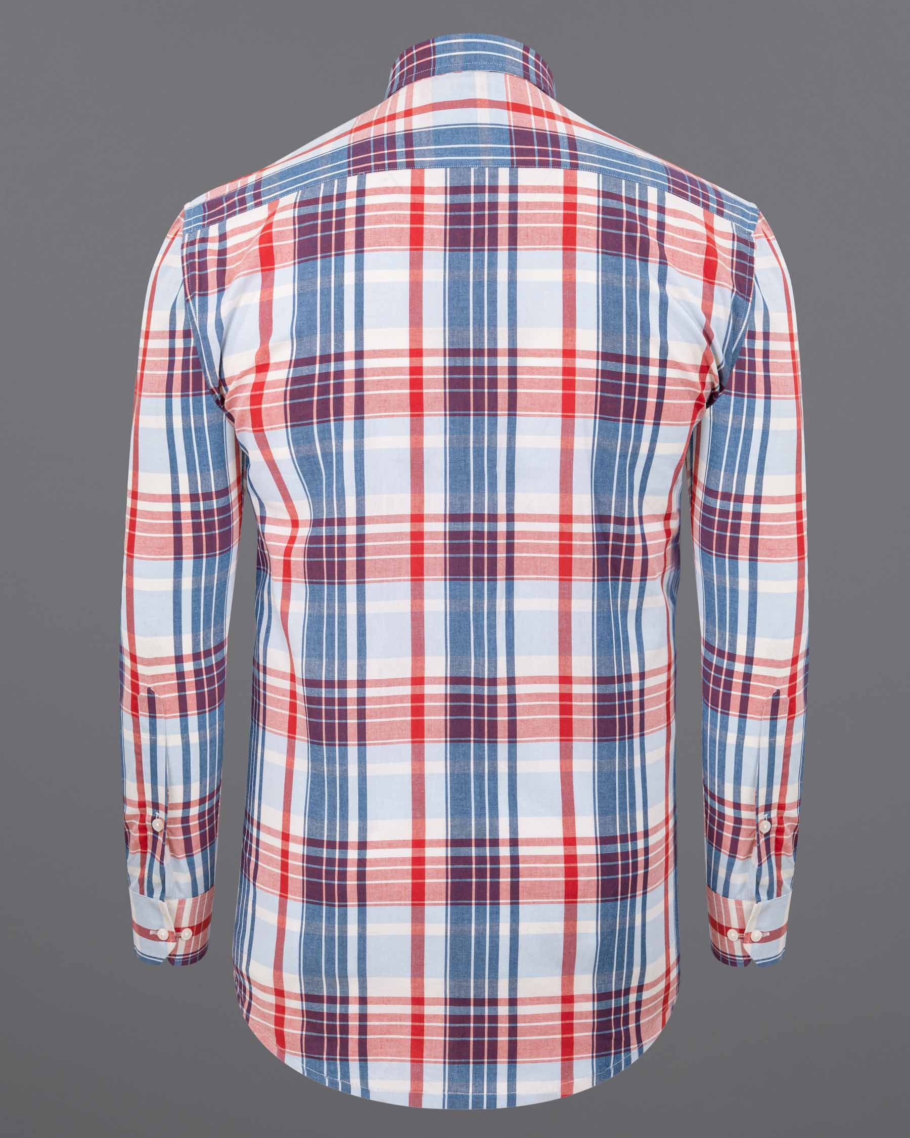 Off White Plaid Premium Cotton Shirt 5887-BD-38, 5887-BD-H-38, 5887-BD-39, 5887-BD-H-39, 5887-BD-40, 5887-BD-H-40, 5887-BD-42, 5887-BD-H-42, 5887-BD-44, 5887-BD-H-44, 5887-BD-46, 5887-BD-H-46, 5887-BD-48, 5887-BD-H-48, 5887-BD-50, 5887-BD-H-50, 5887-BD-52, 5887-BD-H-52