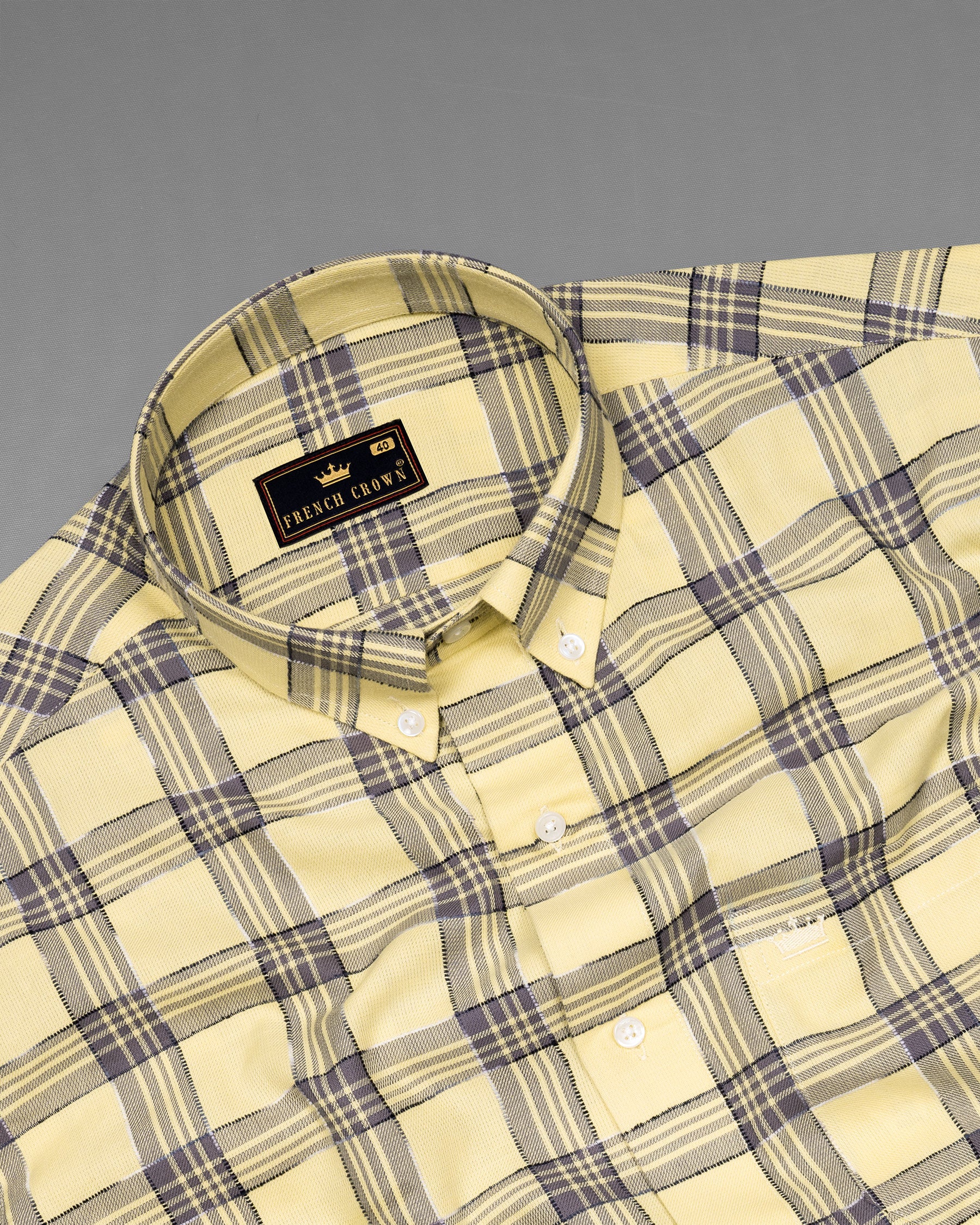 Yellow Windowpane Dobby Textured Premium Giza Cotton Shirt 5892-BD-38, 5892-BD-H-38, 5892-BD-39, 5892-BD-H-39, 5892-BD-40, 5892-BD-H-40, 5892-BD-42, 5892-BD-H-42, 5892-BD-44, 5892-BD-H-44, 5892-BD-46, 5892-BD-H-46, 5892-BD-48, 5892-BD-H-48, 5892-BD-50, 5892-BD-H-50, 5892-BD-52, 5892-BD-H-52