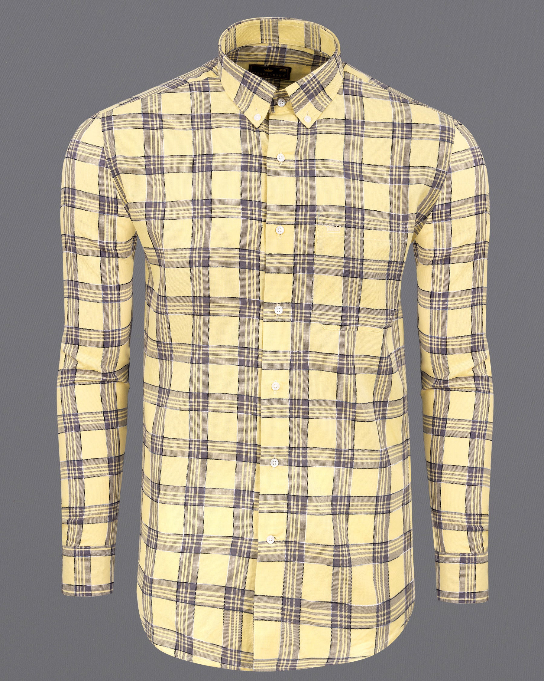 Yellow Windowpane Dobby Textured Premium Giza Cotton Shirt 5892-BD-38, 5892-BD-H-38, 5892-BD-39, 5892-BD-H-39, 5892-BD-40, 5892-BD-H-40, 5892-BD-42, 5892-BD-H-42, 5892-BD-44, 5892-BD-H-44, 5892-BD-46, 5892-BD-H-46, 5892-BD-48, 5892-BD-H-48, 5892-BD-50, 5892-BD-H-50, 5892-BD-52, 5892-BD-H-52