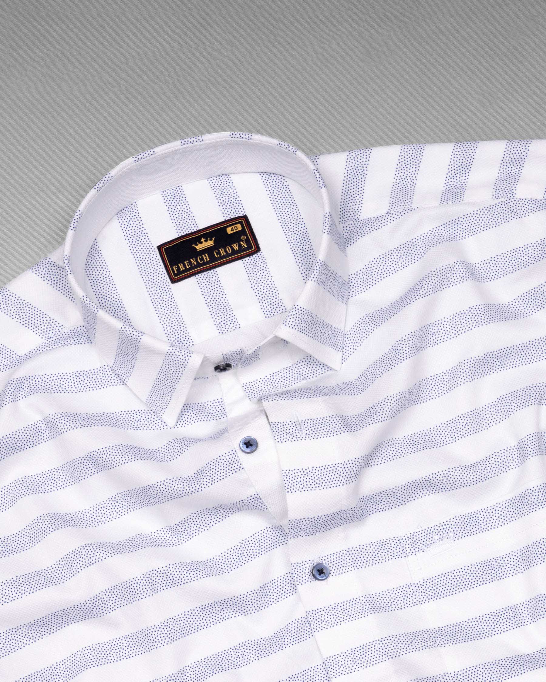 White and Scampi Blue Printed Striped Dobby Textured Giza Cotton Shirt 5927-CLOTH-P-BLE-38, 5927-CLOTH-P-BLE-H-38, 5927-CLOTH-P-BLE-39, 5927-CLOTH-P-BLE-H-39, 5927-CLOTH-P-BLE-40, 5927-CLOTH-P-BLE-H-40, 5927-CLOTH-P-BLE-42, 5927-CLOTH-P-BLE-H-42, 5927-CLOTH-P-BLE-44, 5927-CLOTH-P-BLE-H-44, 5927-CLOTH-P-BLE-46, 5927-CLOTH-P-BLE-H-46, 5927-CLOTH-P-BLE-48, 5927-CLOTH-P-BLE-H-48, 5927-CLOTH-P-BLE-50, 5927-CLOTH-P-BLE-H-50, 5927-CLOTH-P-BLE-52, 5927-CLOTH-P-BLE-H-52