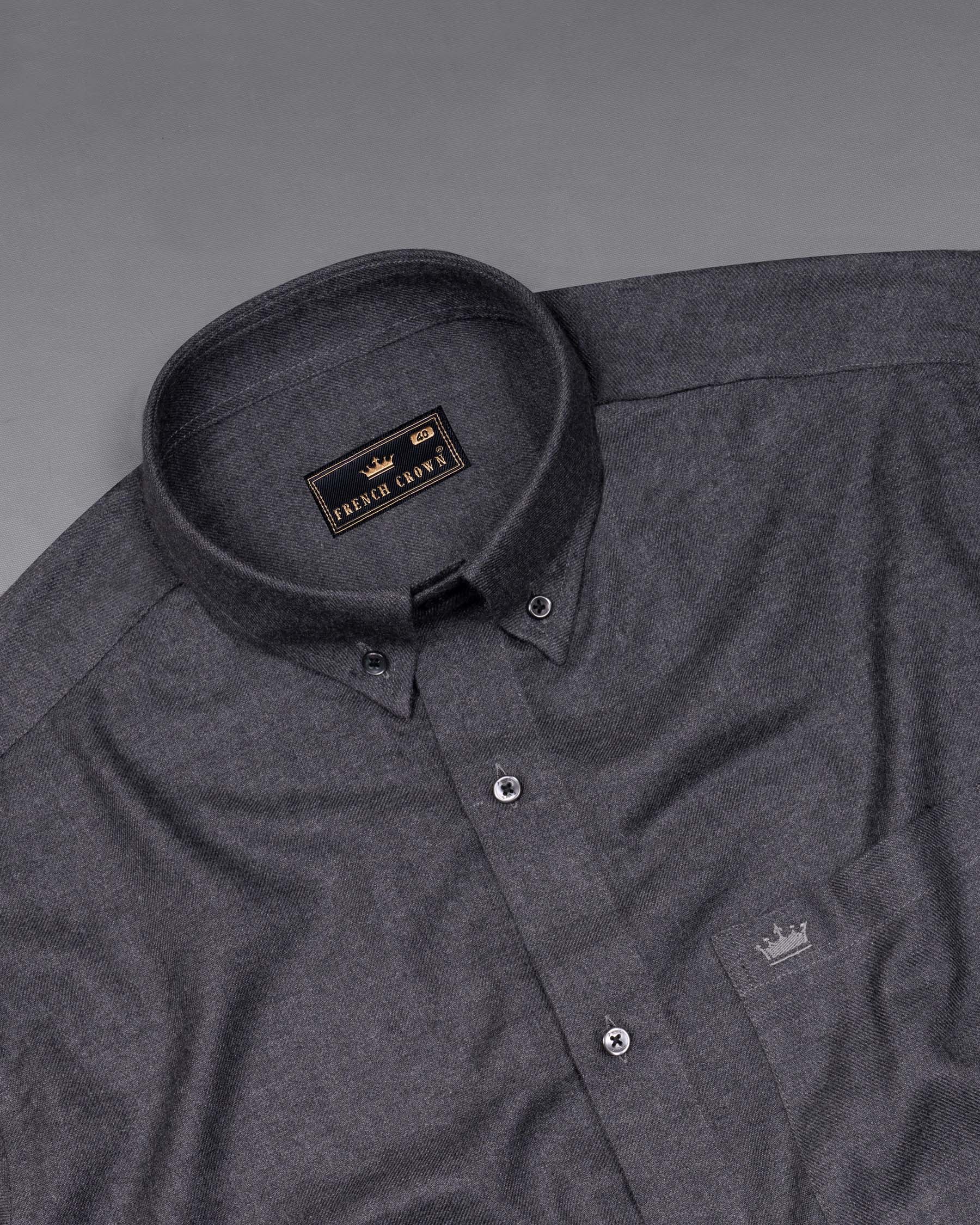 Ninja Gray Premium Cotton Flannel Shirt 5947-BD-BLK-38, 5947-BD-BLK-H-38, 5947-BD-BLK-39, 5947-BD-BLK-H-39, 5947-BD-BLK-40, 5947-BD-BLK-H-40, 5947-BD-BLK-42, 5947-BD-BLK-H-42, 5947-BD-BLK-44, 5947-BD-BLK-H-44, 5947-BD-BLK-46, 5947-BD-BLK-H-46, 5947-BD-BLK-48, 5947-BD-BLK-H-48, 5947-BD-BLK-50, 5947-BD-BLK-H-50, 5947-BD-BLK-52, 5947-BD-BLK-H-52