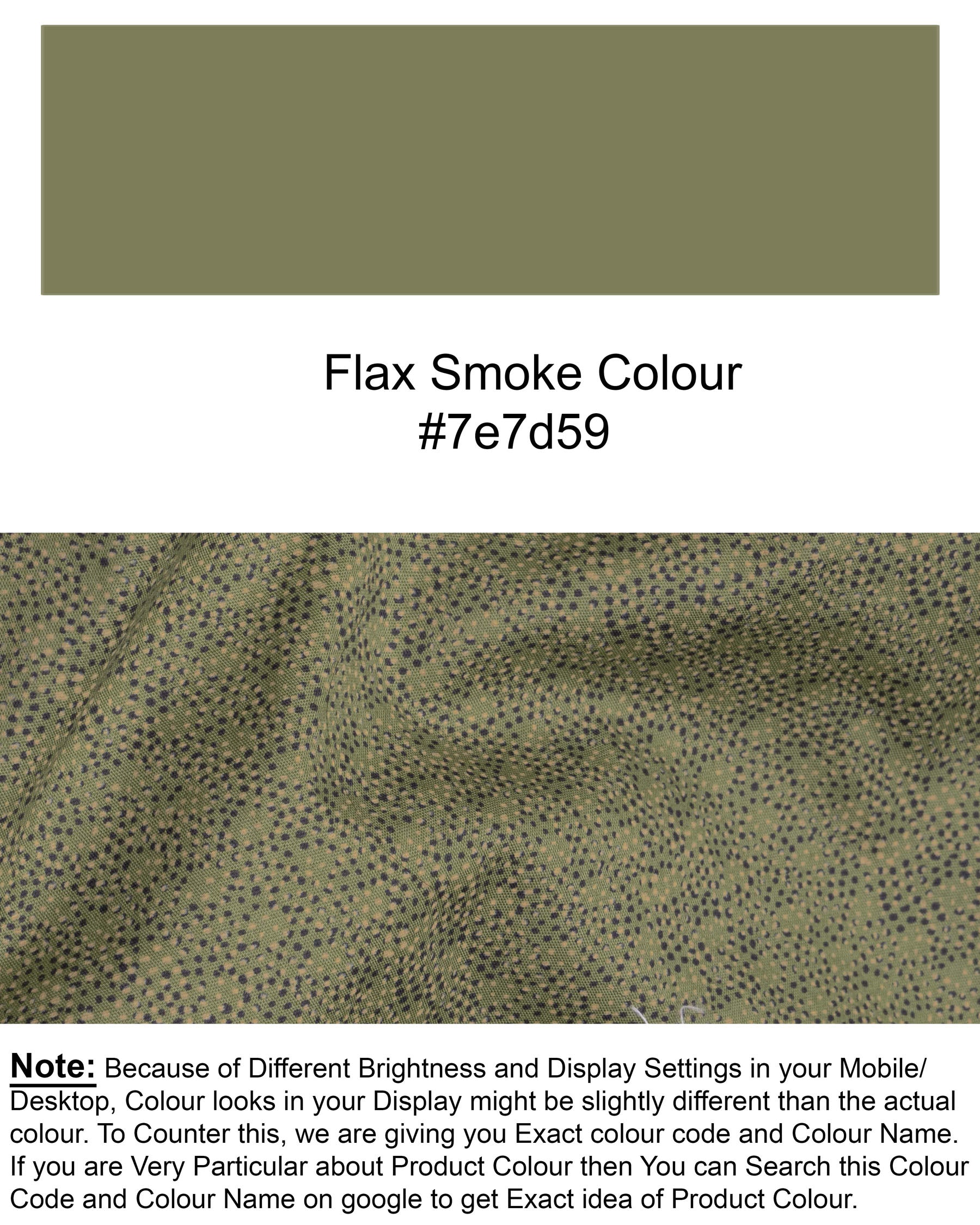 Flax Smoke Green dots Printed Premium Cotton Shirt 5952-BLE-38, 5952-BLE-H-38, 5952-BLE-39, 5952-BLE-H-39, 5952-BLE-40, 5952-BLE-H-40, 5952-BLE-42, 5952-BLE-H-42, 5952-BLE-44, 5952-BLE-H-44, 5952-BLE-46, 5952-BLE-H-46, 5952-BLE-48, 5952-BLE-H-48, 5952-BLE-50, 5952-BLE-H-50, 5952-BLE-52, 5952-BLE-H-52