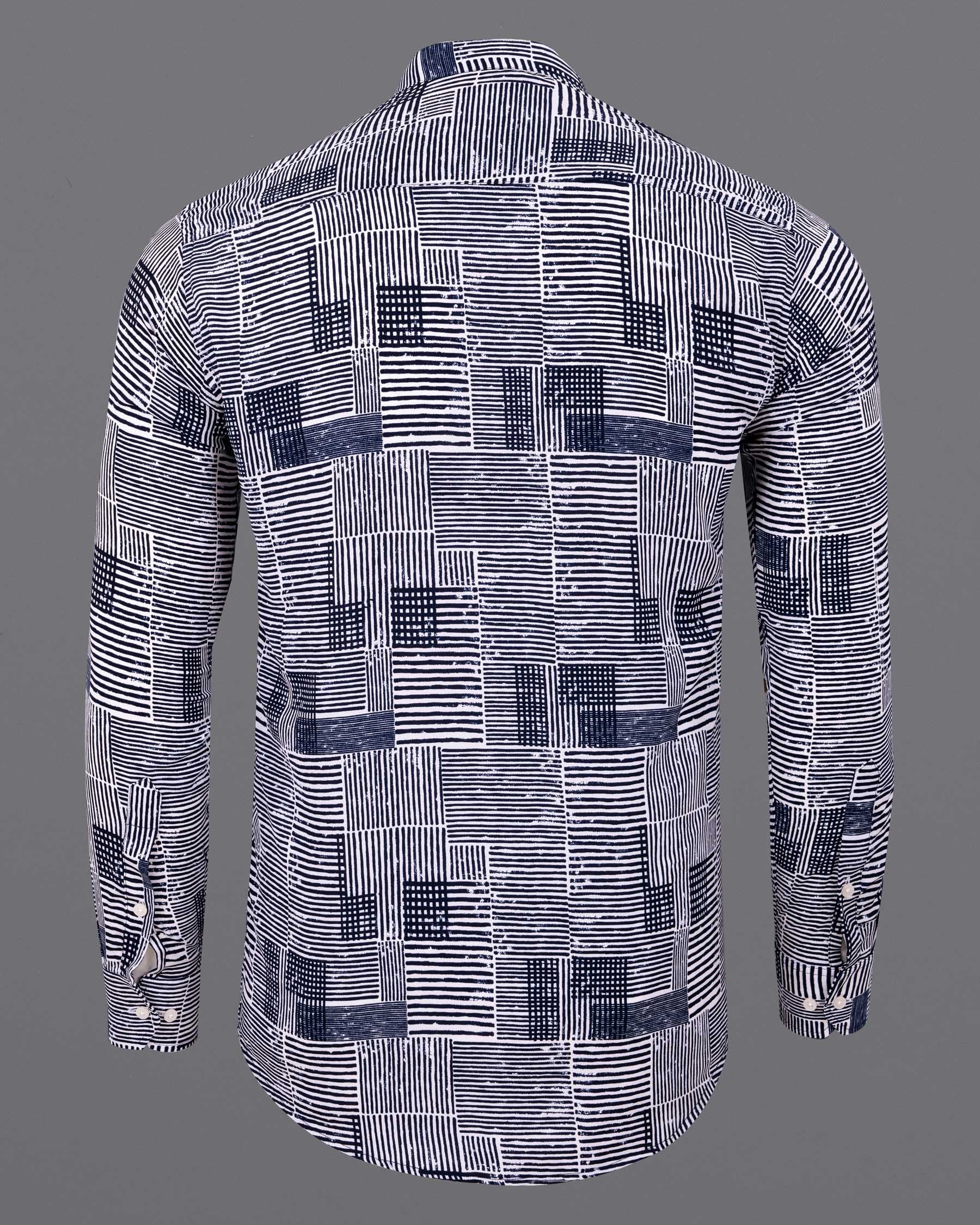 Bright White with Martinique Blue Printed Premium Tencel Shirt 5965-M-38, 5965-M-H-38, 5965-M-39, 5965-M-H-39, 5965-M-40, 5965-M-H-40, 5965-M-42, 5965-M-H-42, 5965-M-44, 5965-M-H-44, 5965-M-46, 5965-M-H-46, 5965-M-48, 5965-M-H-48, 5965-M-50, 5965-M-H-50, 5965-M-52, 5965-M-H-52