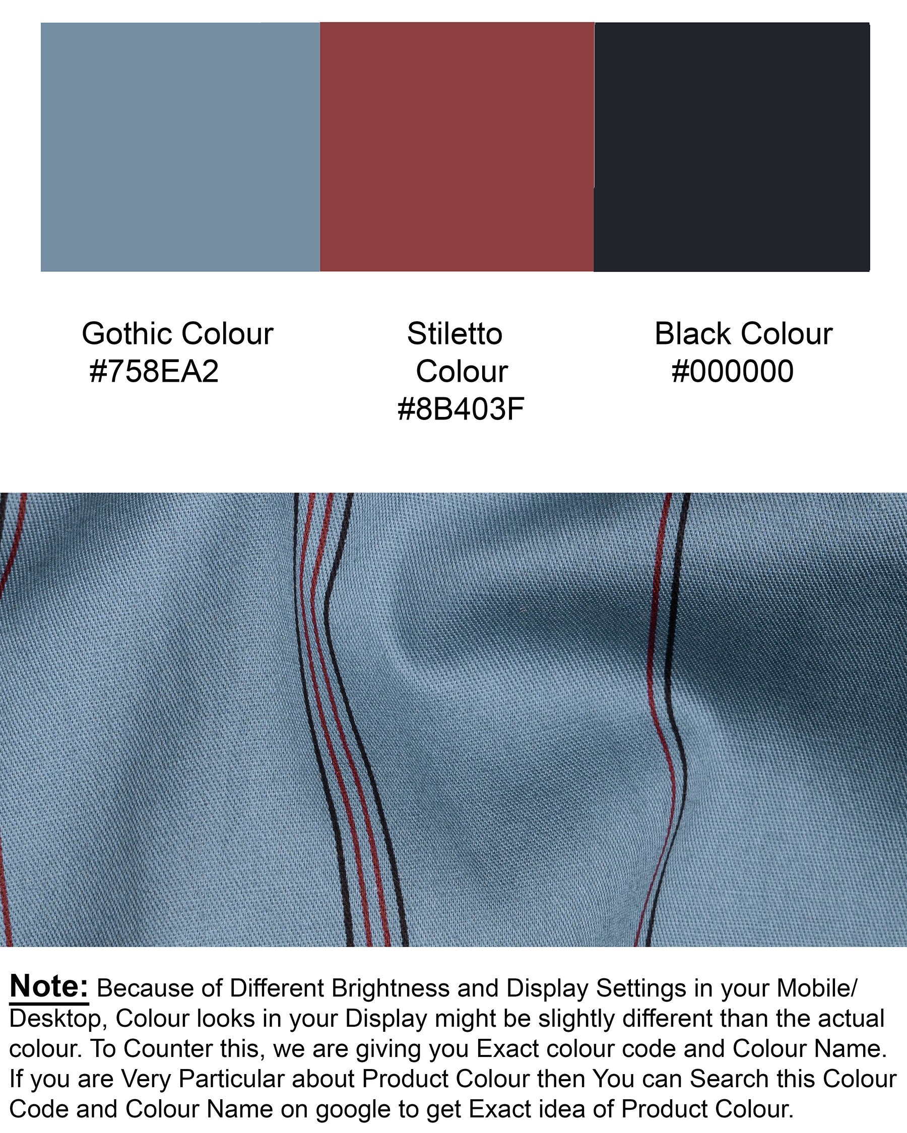 Gothic Grey Striped Royal Oxford Shirt 5983-38, 5983-H-38, 5983-39, 5983-H-39, 5983-40, 5983-H-40, 5983-42, 5983-H-42, 5983-44, 5983-H-44, 5983-46, 5983-H-46, 5983-48, 5983-H-48, 5983-50, 5983-H-50, 5983-52, 5983-H-52