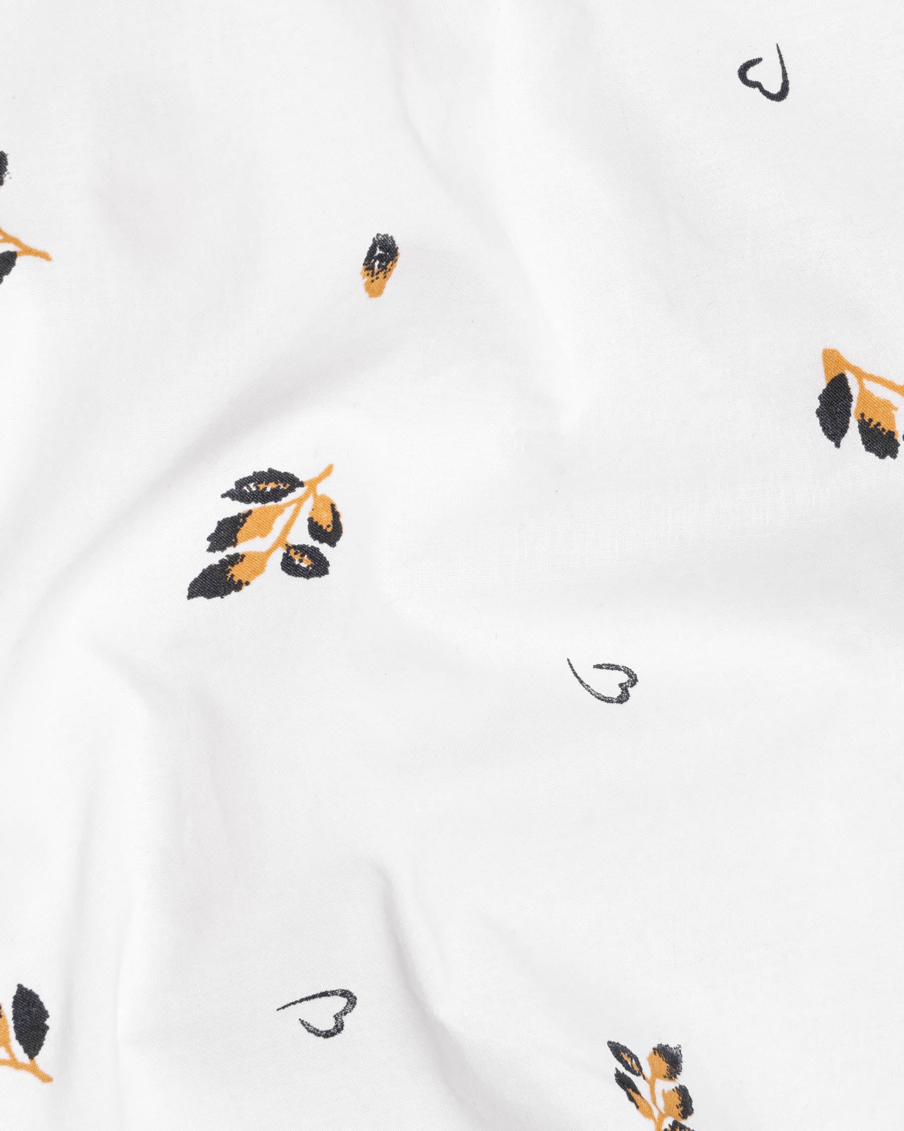 Bright White Twill Leaves Printed Premium Cotton Shirt 5991-BLK-38, 5991-BLK-H-38, 5991-BLK-39, 5991-BLK-H-39, 5991-BLK-40, 5991-BLK-H-40, 5991-BLK-42, 5991-BLK-H-42, 5991-BLK-44, 5991-BLK-H-44, 5991-BLK-46, 5991-BLK-H-46, 5991-BLK-48, 5991-BLK-H-48, 5991-BLK-50, 5991-BLK-H-50, 5991-BLK-52, 5991-BLK-H-52