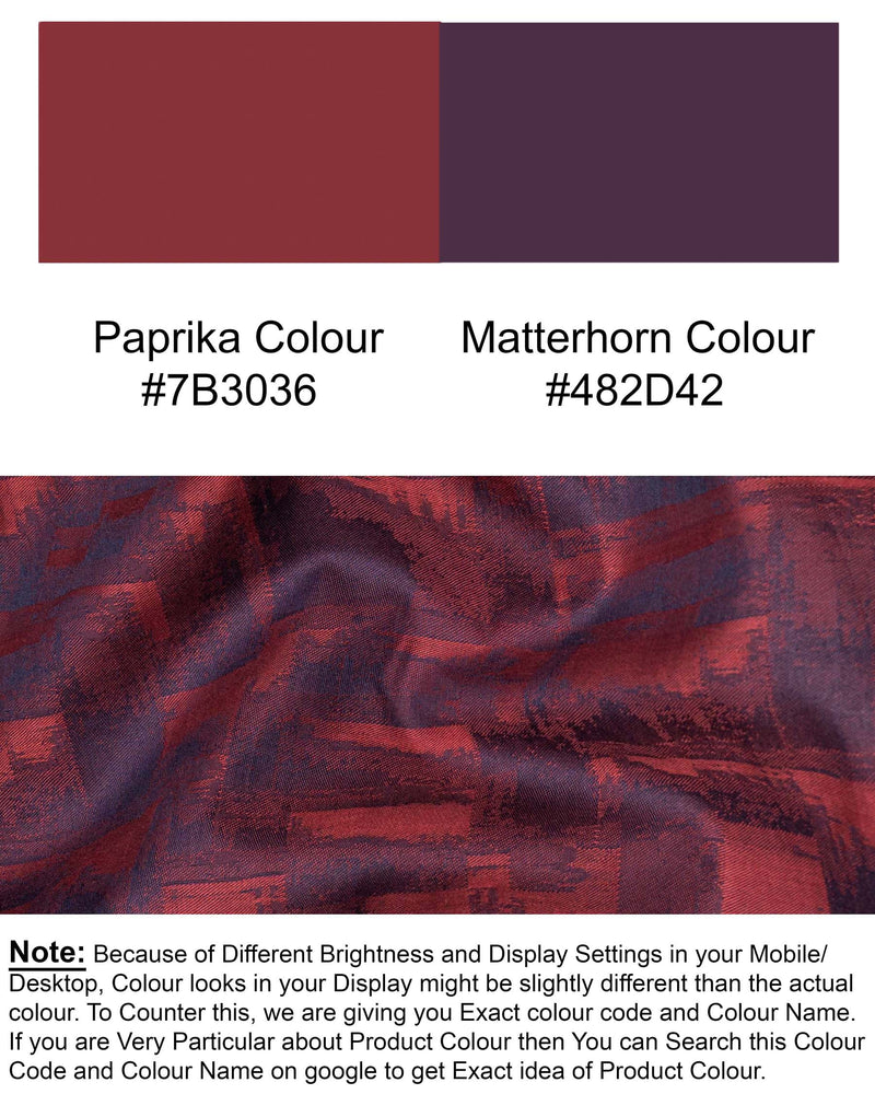 Paprika and Matterhorn Two-Toned Jacquard Textured Premium Giza Cotton Shirt 6009-BLE-38,6009-BLE-H-38,6009-BLE-39,6009-BLE-H-39,6009-BLE-40,6009-BLE-H-40,6009-BLE-42,6009-BLE-H-42,6009-BLE-44,6009-BLE-H-44,6009-BLE-46,6009-BLE-H-46,6009-BLE-48,6009-BLE-H-48,6009-BLE-50,6009-BLE-H-50,6009-BLE-52,6009-BLE-H-52