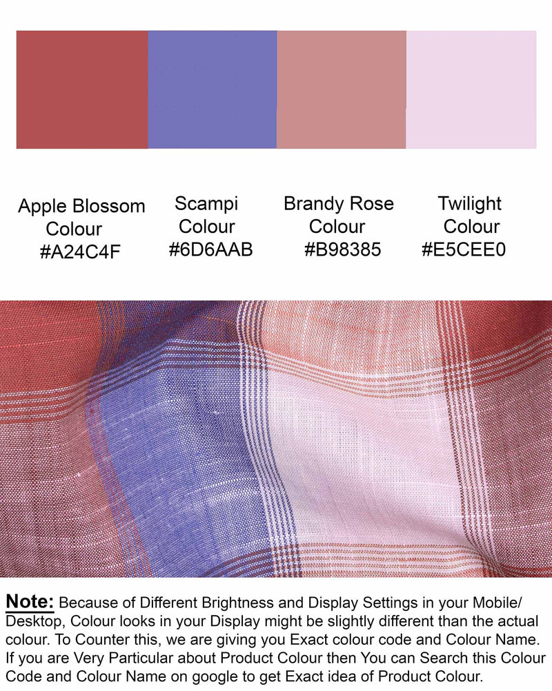 Apple Blossom Multicolor Checkered Premium Cotton Shirt 6041-MN-38, 6041-MN-H-38, 6041-MN-39, 6041-MN-H-39, 6041-MN-40, 6041-MN-H-40, 6041-MN-42, 6041-MN-H-42, 6041-MN-44, 6041-MN-H-44, 6041-MN-46, 6041-MN-H-46, 6041-MN-48, 6041-MN-H-48, 6041-MN-50, 6041-MN-H-50, 6041-MN-52, 6041-MN-H-52