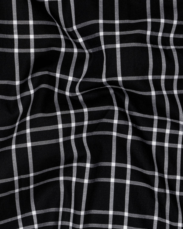 Jade Black Twill Plaid with White Collar-cuff Premium Cotton Shirt 6108-BD-WCC-38, 6108-BD-WCC-H-38, 6108-BD-WCC-39, 6108-BD-WCC-H-39, 6108-BD-WCC-40, 6108-BD-WCC-H-40, 6108-BD-WCC-42, 6108-BD-WCC-H-42, 6108-BD-WCC-44, 6108-BD-WCC-H-44, 6108-BD-WCC-46, 6108-BD-WCC-H-46, 6108-BD-WCC-48, 6108-BD-WCC-H-48, 6108-BD-WCC-50, 6108-BD-WCC-H-50, 6108-BD-WCC-52, 6108-BD-WCC-H-52