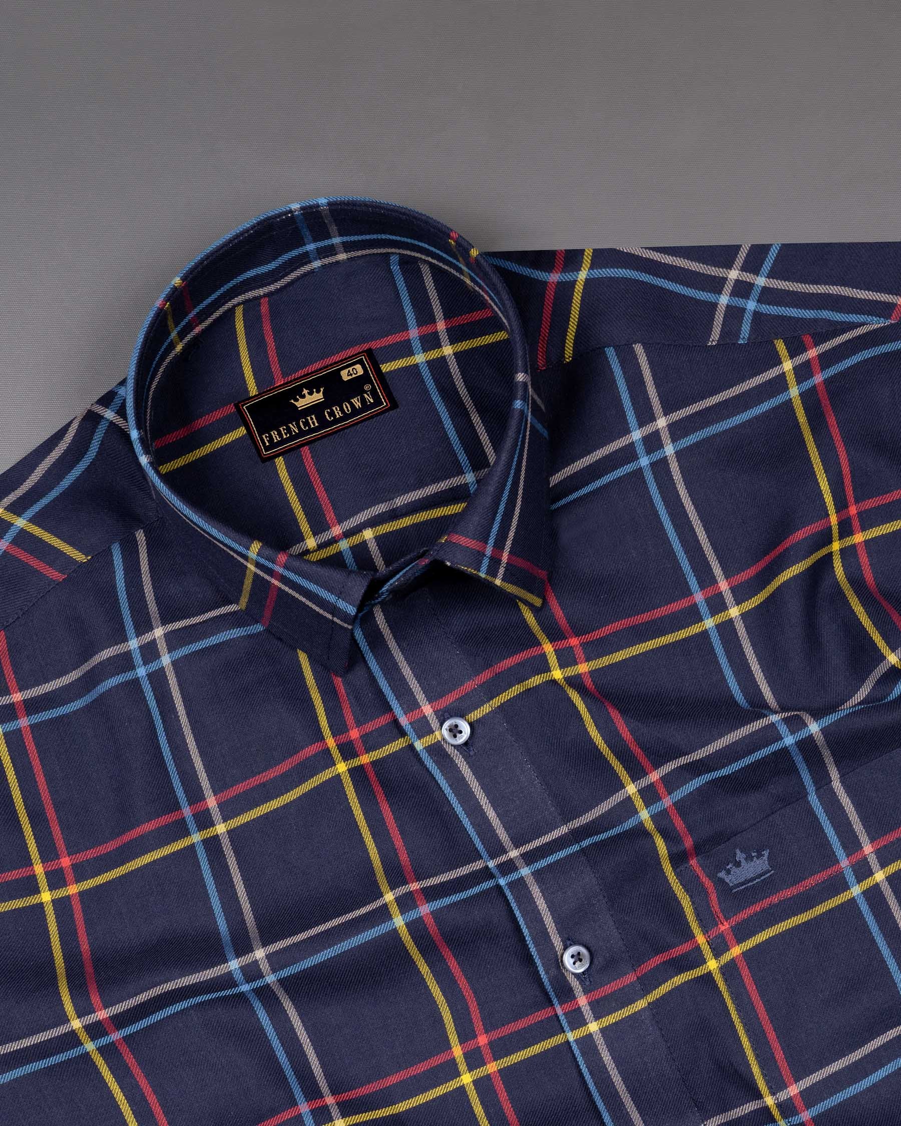 Bunting Blue Twill Windowpane Premium Cotton Shirt 6189-BLE-38, 6189-BLE-H-38, 6189-BLE-39, 6189-BLE-H-39, 6189-BLE-40, 6189-BLE-H-40, 6189-BLE-42, 6189-BLE-H-42, 6189-BLE-44, 6189-BLE-H-44, 6189-BLE-46, 6189-BLE-H-46, 6189-BLE-48, 6189-BLE-H-48, 6189-BLE-50, 6189-BLE-H-50, 6189-BLE-52, 6189-BLE-H-52