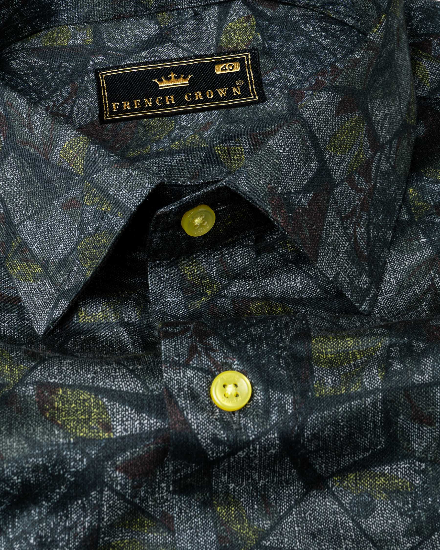 Sirocco Gray Crystal Print Super Soft Premium Cotton Shirt 6201-YL-38, 6201-YL-H-38, 6201-YL-39, 6201-YL-H-39, 6201-YL-40, 6201-YL-H-40, 6201-YL-42, 6201-YL-H-42, 6201-YL-44, 6201-YL-H-44, 6201-YL-46, 6201-YL-H-46, 6201-YL-48, 6201-YL-H-48, 6201-YL-50, 6201-YL-H-50, 6201-YL-52, 6201-YL-H-52.