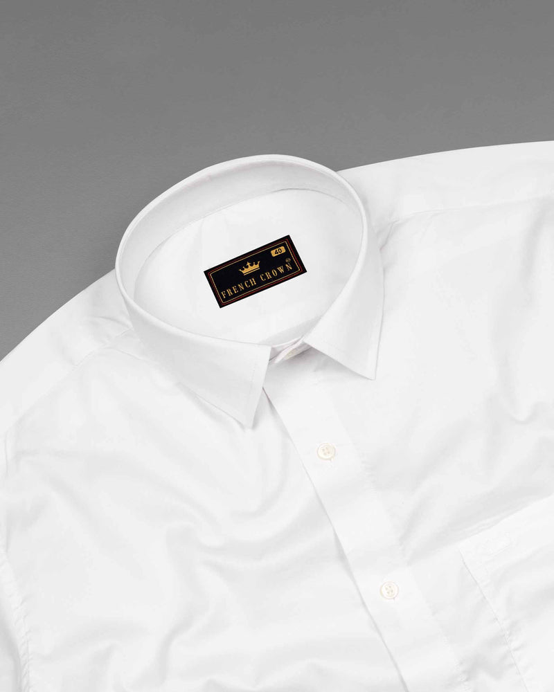 Bright White Premium Cotton Shirt 6264-38, 6264-H-38, 6264-39, 6264-H-39, 6264-40, 6264-H-40, 6264-42, 6264-H-42, 6264-44, 6264-H-44, 6264-46, 6264-H-46, 6264-48, 6264-H-48, 6264-50, 6264-H-50, 6264-52, 6264-H-52