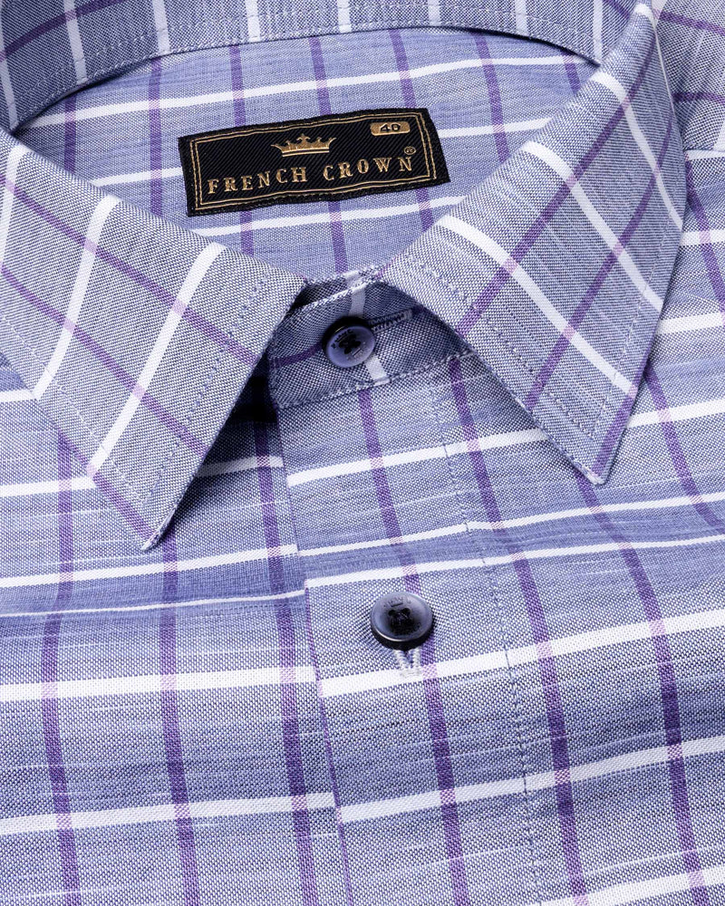 Ship Cove and Deluge Blue Checkered Royal Oxford Shirt 6273-BLE-38, 6273-BLE-H-38, 6273-BLE-39, 6273-BLE-H-39, 6273-BLE-40, 6273-BLE-H-40, 6273-BLE-42, 6273-BLE-H-42, 6273-BLE-44, 6273-BLE-H-44, 6273-BLE-46, 6273-BLE-H-46, 6273-BLE-48, 6273-BLE-H-48, 6273-BLE-50, 6273-BLE-H-50, 6273-BLE-52, 6273-BLE-H-52