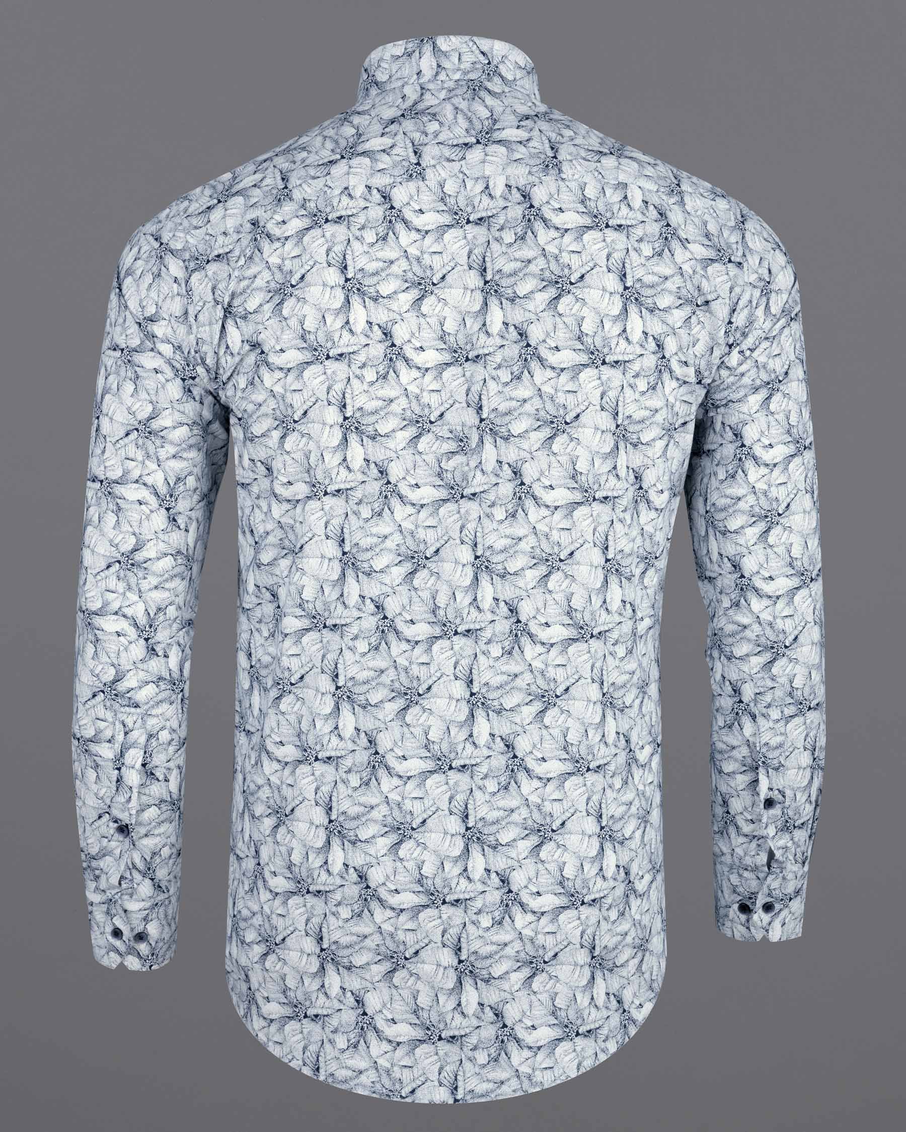 Bright White Floral Printed Twill Textured Premium Cotton Shirt 6311-BLE-38, 6311-BLE-H-38, 6311-BLE-39, 6311-BLE-H-39, 6311-BLE-40, 6311-BLE-H-40, 6311-BLE-42, 6311-BLE-H-42, 6311-BLE-44, 6311-BLE-H-44, 6311-BLE-46, 6311-BLE-H-46, 6311-BLE-48, 6311-BLE-H-48, 6311-BLE-50, 6311-BLE-H-50, 6311-BLE-52, 6311-BLE-H-52