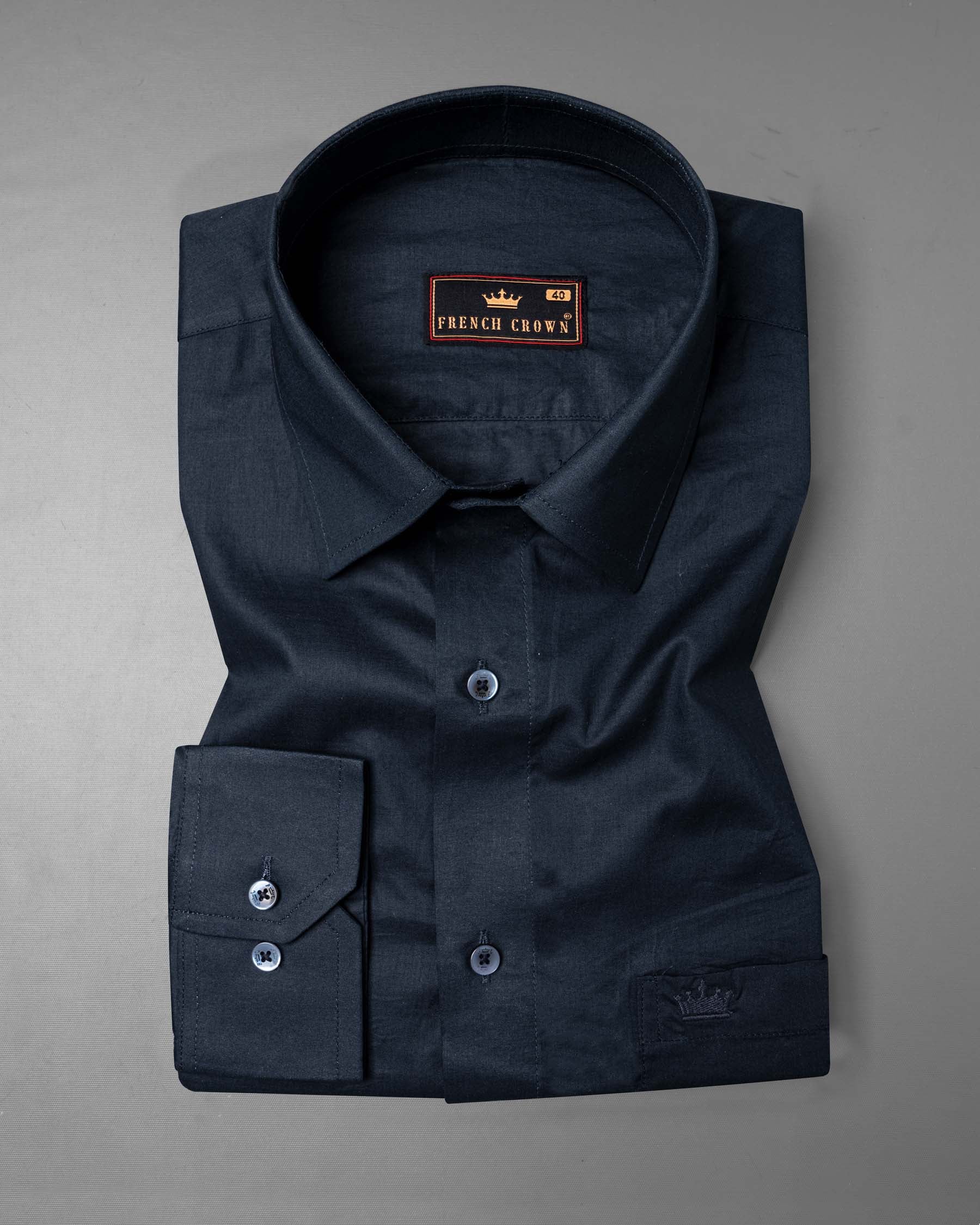 Licorice Blue Premium Cotton Shirt 6322-BLE-38, 6322-BLE-H-38, 6322-BLE-39, 6322-BLE-H-39,  6322-BLE-40, 6322-BLE-H-40,  6322-BLE-42,  6322-BLE-H-42,  6322-BLE-44,  6322-BLE-H-44,  6322-BLE-46,  6322-BLE-H-46,  6322-BLE-48,  6322-BLE-H-48,  6322-BLE-50,  6322-BLE-H-50,  6322-BLE-52,  6322-BLE-H-52