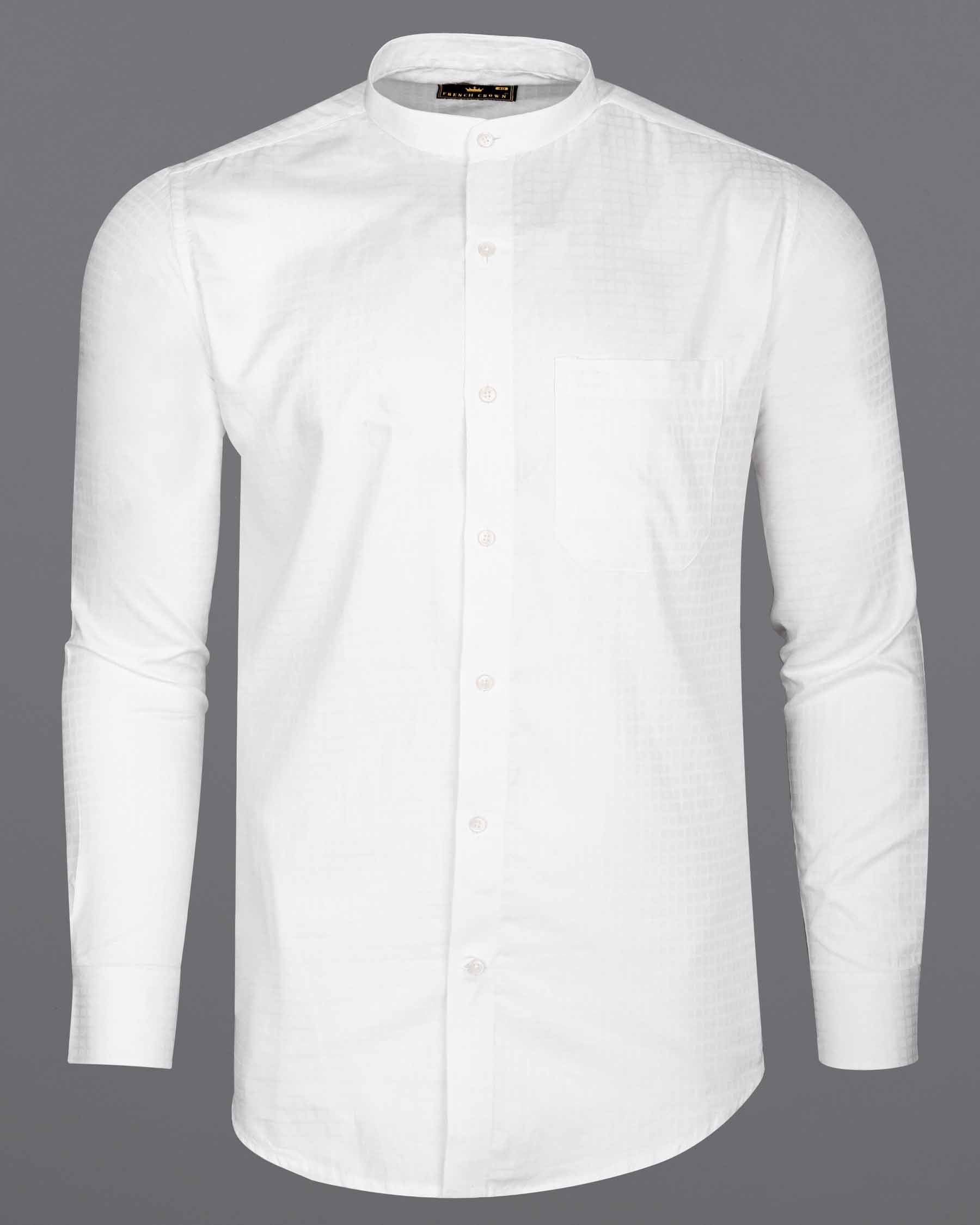 Bright White Dobby Textured Premium Giza Cotton Shirt 6334-M-38,6334-M-H-38,6334-M-39,6334-M-H-39,6334-M-40,6334-M-H-40,6334-M-42,6334-M-H-42,6334-M-44,6334-M-H-44,6334-M-46,6334-M-H-46,6334-M-48,6334-M-H-48,6334-M-50,6334-M-H-50,6334-M-52,6334-M-H-52