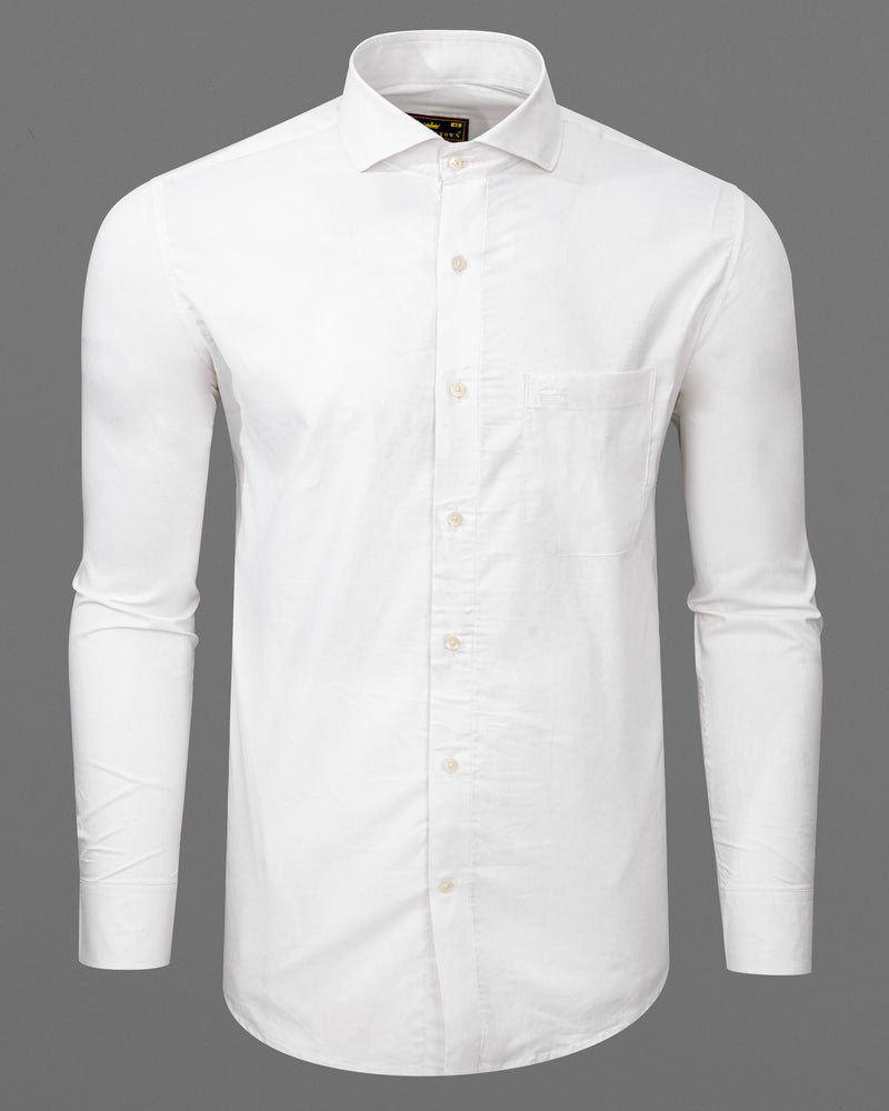 Bright White Premium Cotton Shirt