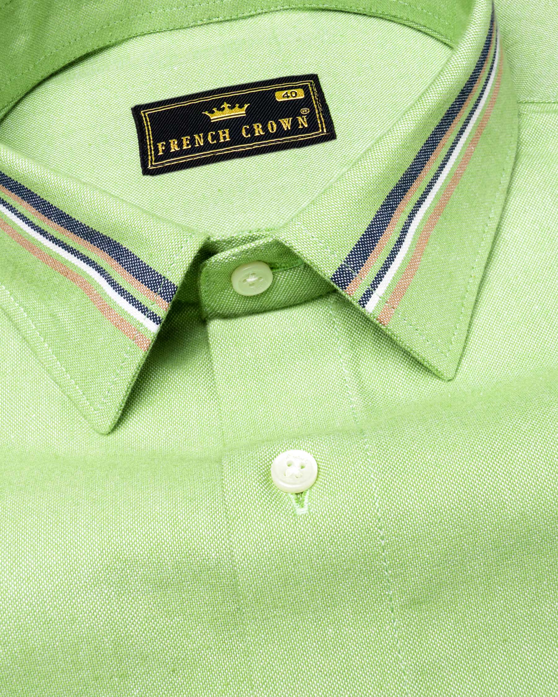 Snowy Mint Heavyweight Green Royal Oxford Shirt 6365-38,6365-H-38,6365-39,6365-H-39,6365-40,6365-H-40,6365-42,6365-H-42,6365-44,6365-H-44,6365-46,6365-H-46,6365-48,6365-H-48,6365-50,6365-H-50,6365-52,6365-H-52