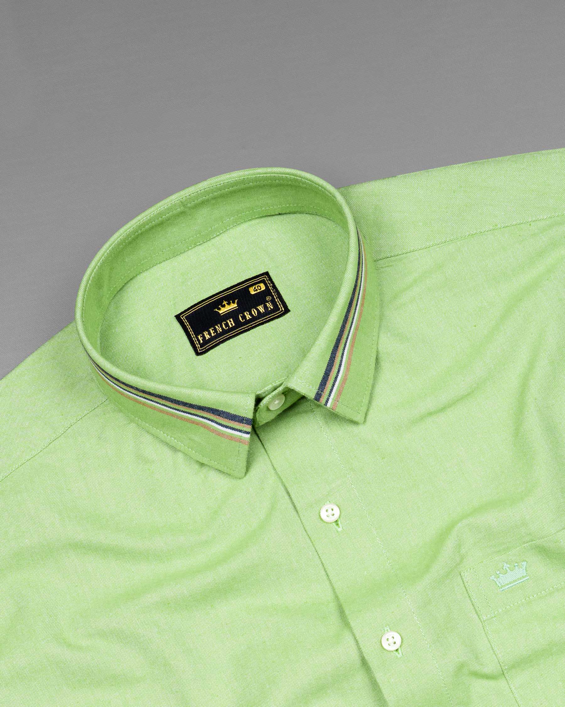 Snowy Mint Heavyweight Green Royal Oxford Shirt 6365-38,6365-H-38,6365-39,6365-H-39,6365-40,6365-H-40,6365-42,6365-H-42,6365-44,6365-H-44,6365-46,6365-H-46,6365-48,6365-H-48,6365-50,6365-H-50,6365-52,6365-H-52