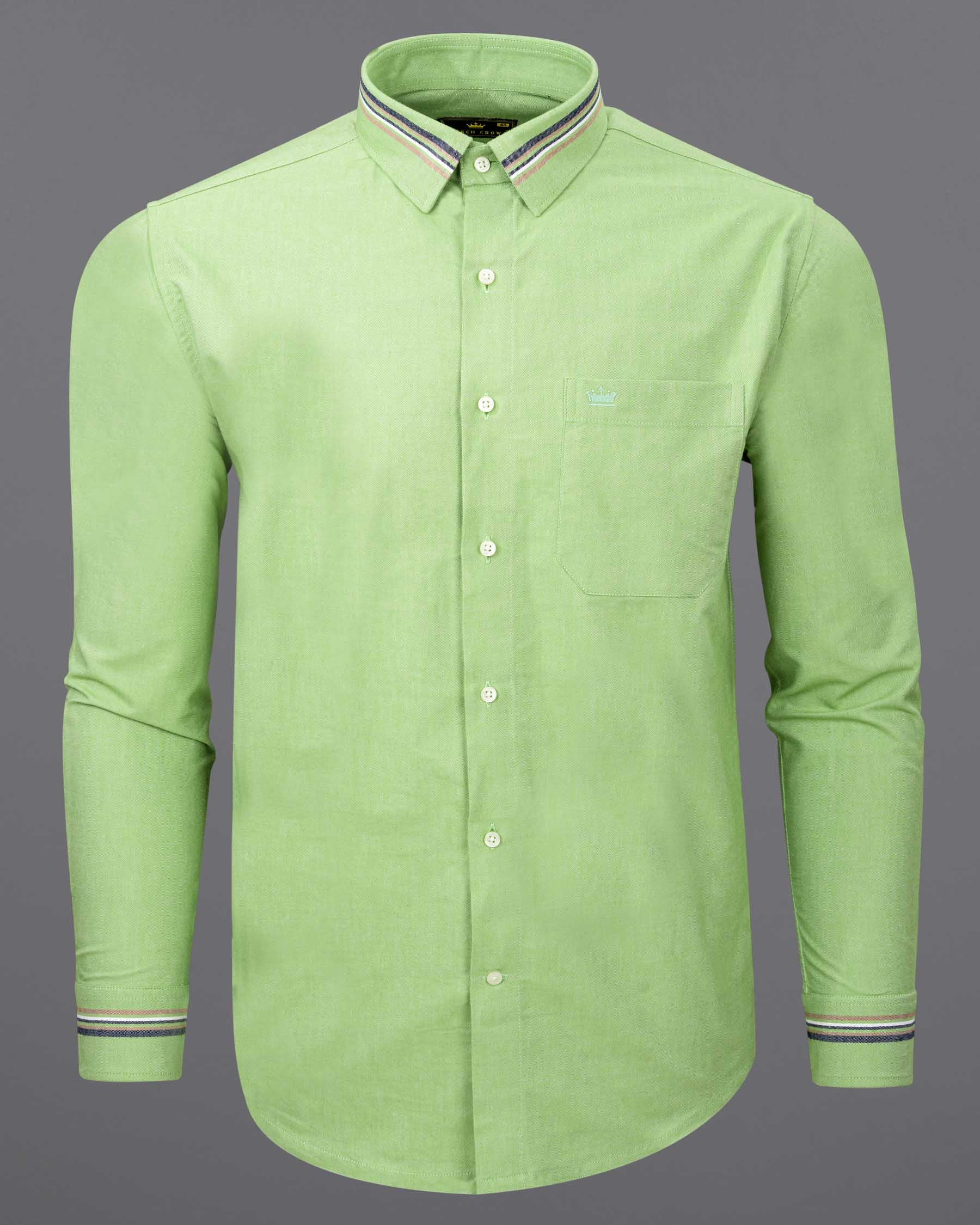 Snowy Mint Heavyweight Green Royal Oxford Shirt 6365-38,6365-H-38,6365-39,6365-H-39,6365-40,6365-H-40,6365-42,6365-H-42,6365-44,6365-H-44,6365-46,6365-H-46,6365-48,6365-H-48,6365-50,6365-H-50,6365-52,6365-H-52