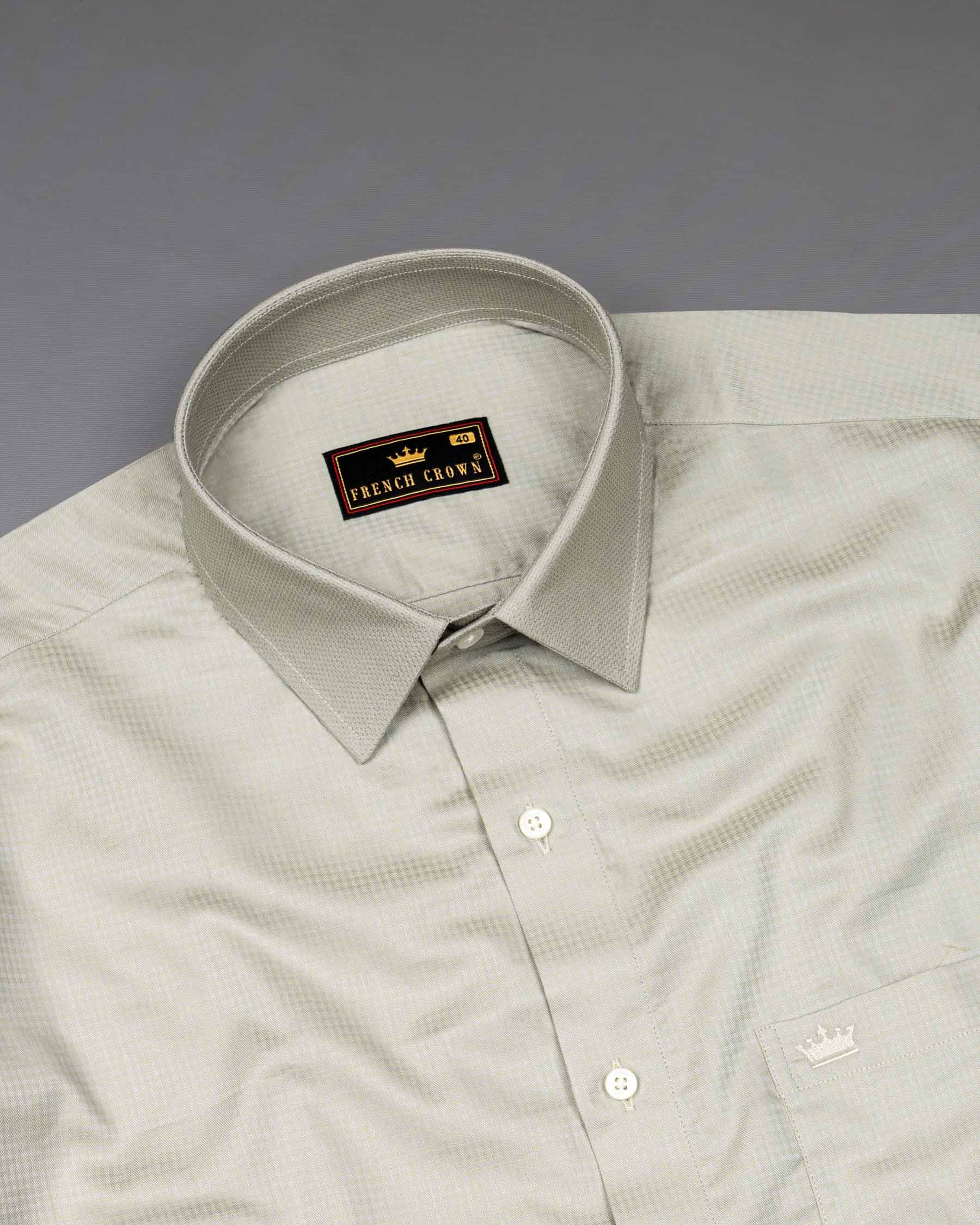 Mercury Twill Checkered Premium Cotton Shirt
