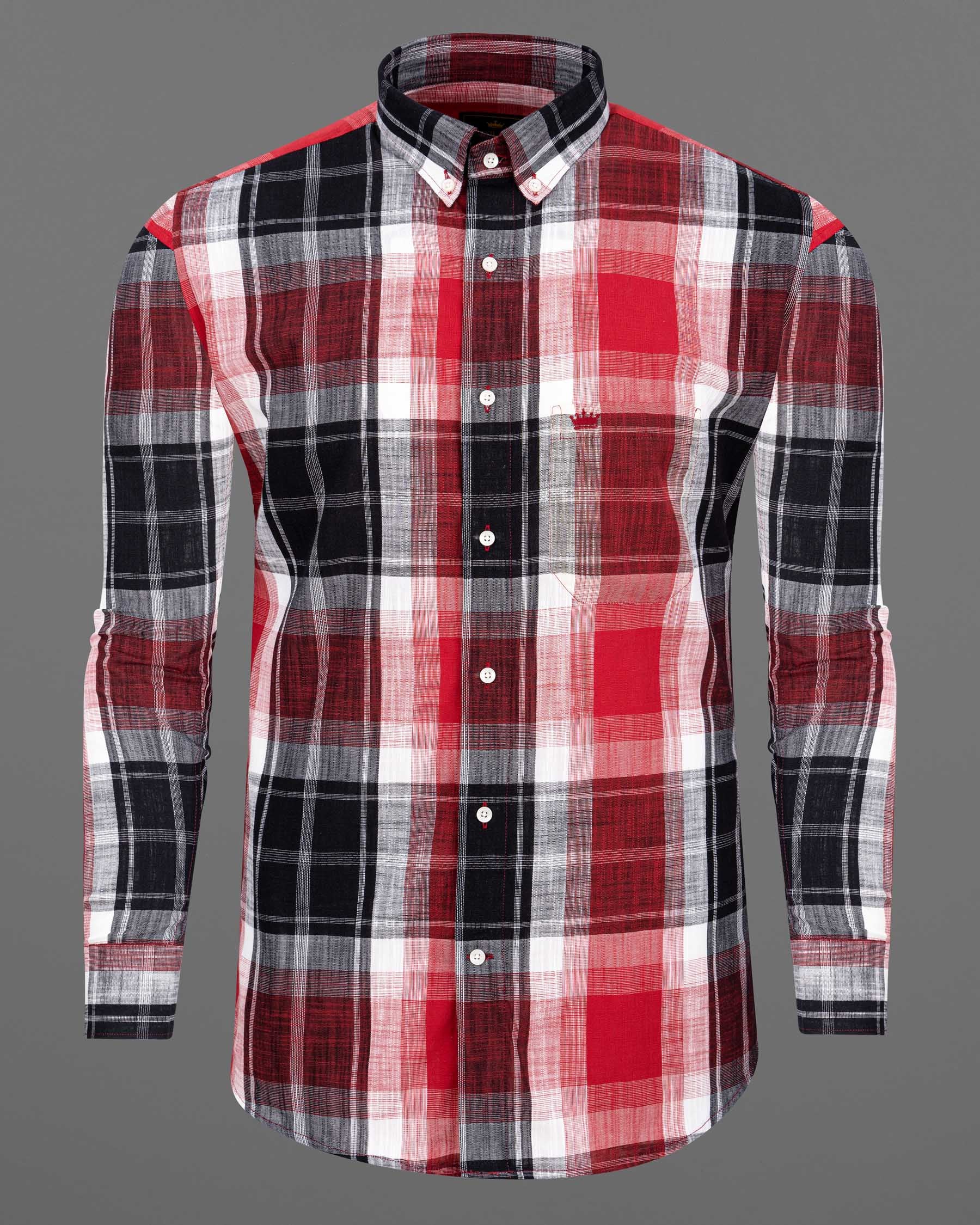 Vivid Auburn and Jade Black Plaid Luxurious Linen Shirt  6446-BD-38, 6446-BD-H-38, 6446-BD-39, 6446-BD-H-39, 6446-BD-40, 6446-BD-H-40, 6446-BD-42, 6446-BD-H-42, 6446-BD-44, 6446-BD-H-44, 6446-BD-46, 6446-BD-H-46, 6446-BD-48, 6446-BD-H-48, 6446-BD-50, 6446-BD-H-50, 6446-BD-52, 6446-BD-H-52