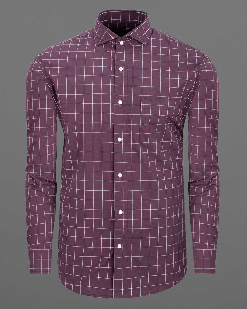 Wenge Windowpane Dobby Textured Premium Giza Cotton Shirt  6448-CA-38, 6448-CA-H-38, 6448-CA-39, 6448-CA-H-39, 6448-CA-40, 6448-CA-H-40, 6448-CA-42, 6448-CA-H-42, 6448-CA-44, 6448-CA-H-44, 6448-CA-46, 6448-CA-H-46, 6448-CA-48, 6448-CA-H-48, 6448-CA-50, 6448-CA-H-50, 6448-CA-52, 6448-CA-H-52