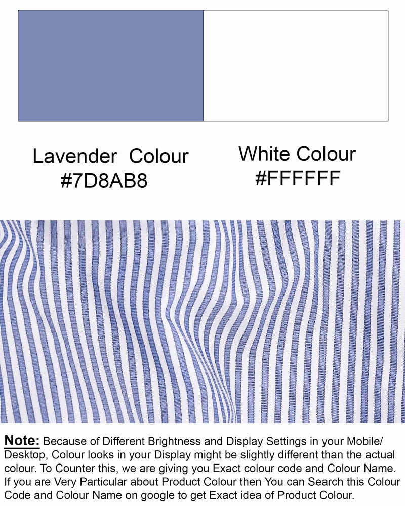 Lavender Blue Striped with White Collar Dobby Textured Premium Giza Cotton Shirt  6466-CA-38, 6466-CA-H-38, 6466-CA-39, 6466-CA-H-39, 6466-CA-40, 6466-CA-H-40, 6466-CA-42, 6466-CA-H-42, 6466-CA-44, 6466-CA-H-44, 6466-CA-46, 6466-CA-H-46, 6466-CA-48, 6466-CA-H-48, 6466-CA-50, 6466-CA-H-50, 6466-CA-52, 6466-CA-H-52