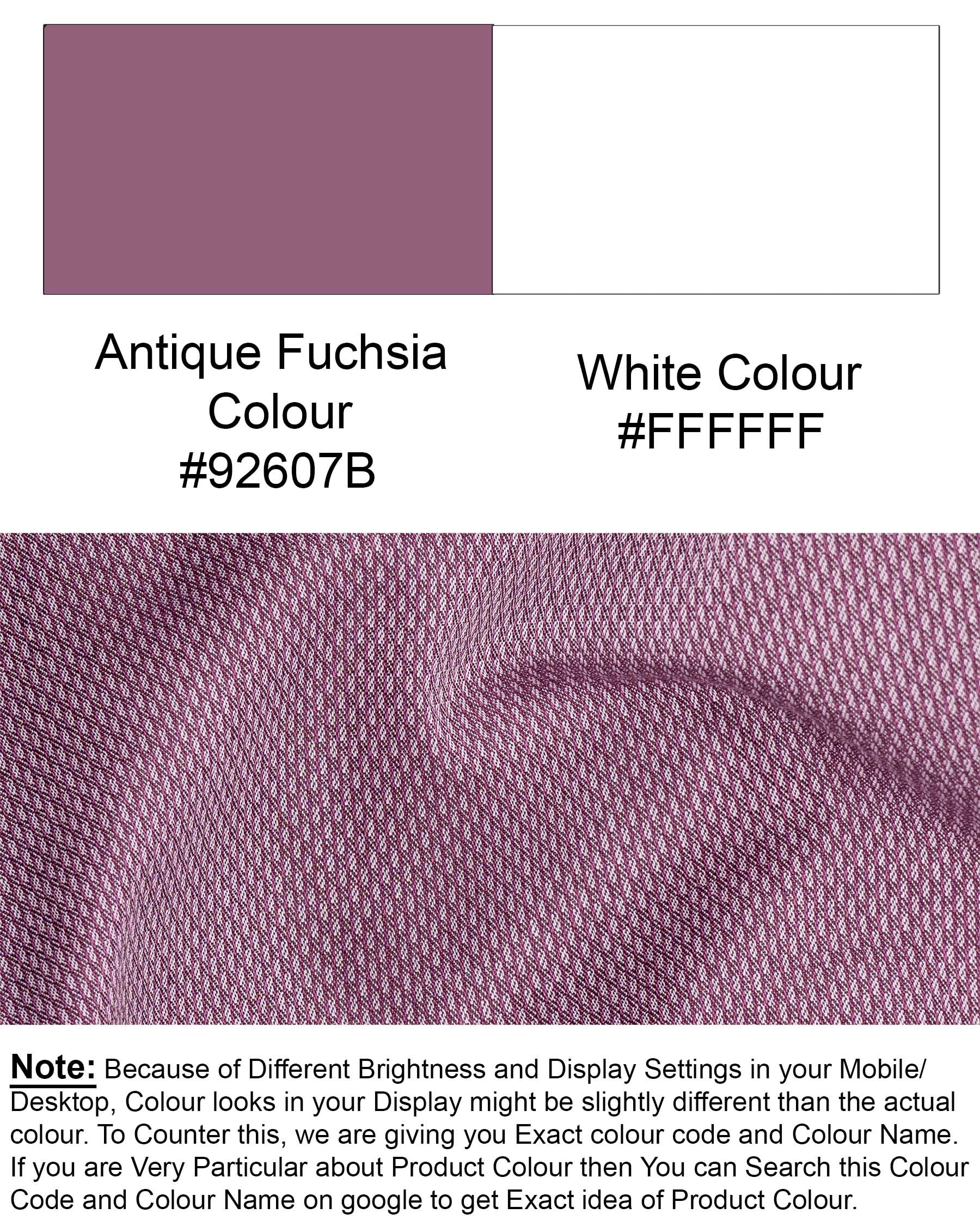 Antique Fuchsia with White Collar Dobby Textured Premium Giza Cotton Shirt  6494-CA-38, 6494-CA-H-38, 6494-CA-39, 6494-CA-H-39, 6494-CA-40, 6494-CA-H-40, 6494-CA-42, 6494-CA-H-42, 6494-CA-44, 6494-CA-H-44, 6494-CA-46, 6494-CA-H-46, 6494-CA-48, 6494-CA-H-48, 6494-CA-50, 6494-CA-H-50, 6494-CA-52, 6494-CA-H-52