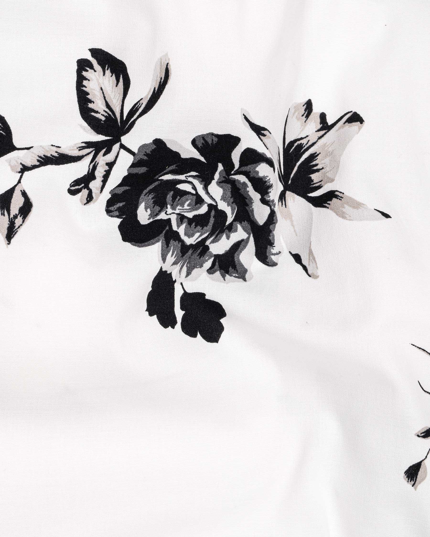 Bright White Floral Printed Twill Textured Premium Cotton Shirt 6513-BLK-38, 6513-BLK-H-38, 6513-BLK-39, 6513-BLK-H-39, 6513-BLK-40, 6513-BLK-H-40, 6513-BLK-42, 6513-BLK-H-42, 6513-BLK-44, 6513-BLK-H-44, 6513-BLK-46, 6513-BLK-H-46, 6513-BLK-48, 6513-BLK-H-48, 6513-BLK-50, 6513-BLK-H-50, 6513-BLK-52, 6513-BLK-H-52