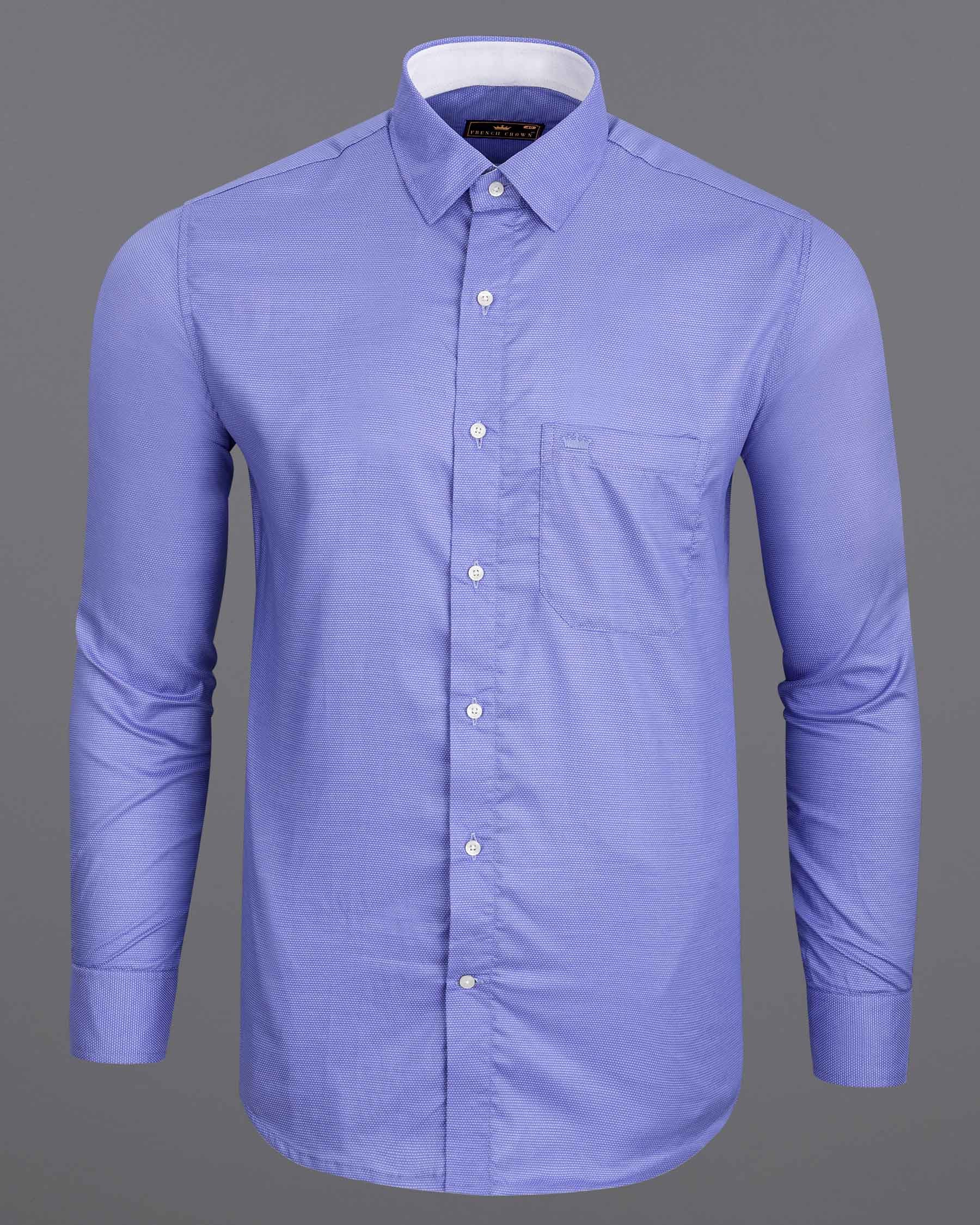 Portage Blue Dobby Textured Premium Giza Cotton Shirt 6542-CP-38,6542-CP-H-38,6542-CP-39,6542-CP-H-39,6542-CP-40,6542-CP-H-40,6542-CP-42,6542-CP-H-42,6542-CP-44,6542-CP-H-44,6542-CP-46,6542-CP-H-46,6542-CP-48,6542-CP-H-48,6542-CP-50,6542-CP-H-50,6542-CP-52,6542-CP-H-52