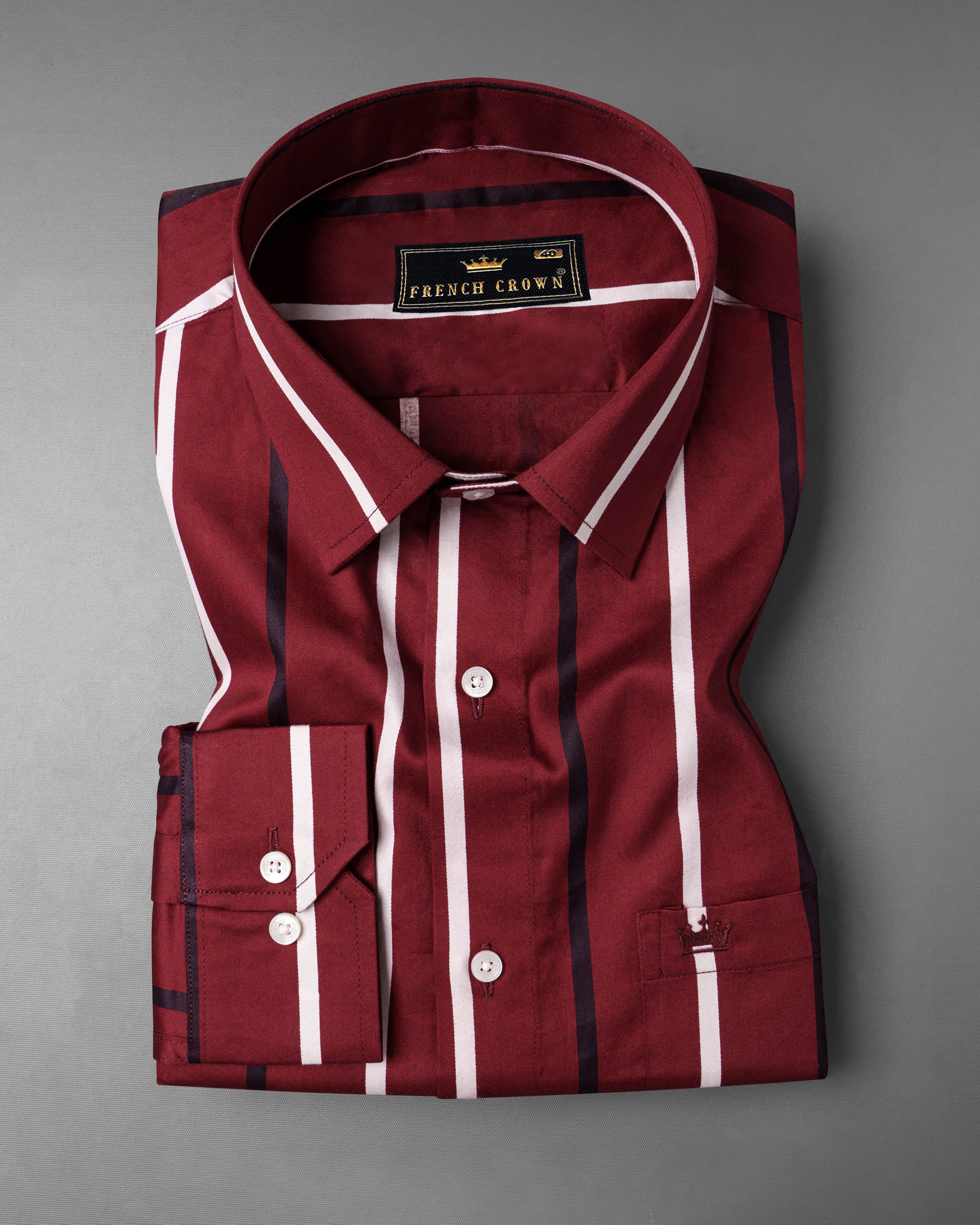 Persian Plum Striped Super Soft Premium Cotton Shirt 6566-38,6566-H-38,6566-39,6566-H-39,6566-40,6566-H-40,6566-42,6566-H-42,6566-44,6566-H-44,6566-46,6566-H-46,6566-48,6566-H-48,6566-50,6566-H-50,6566-52,6566-H-52