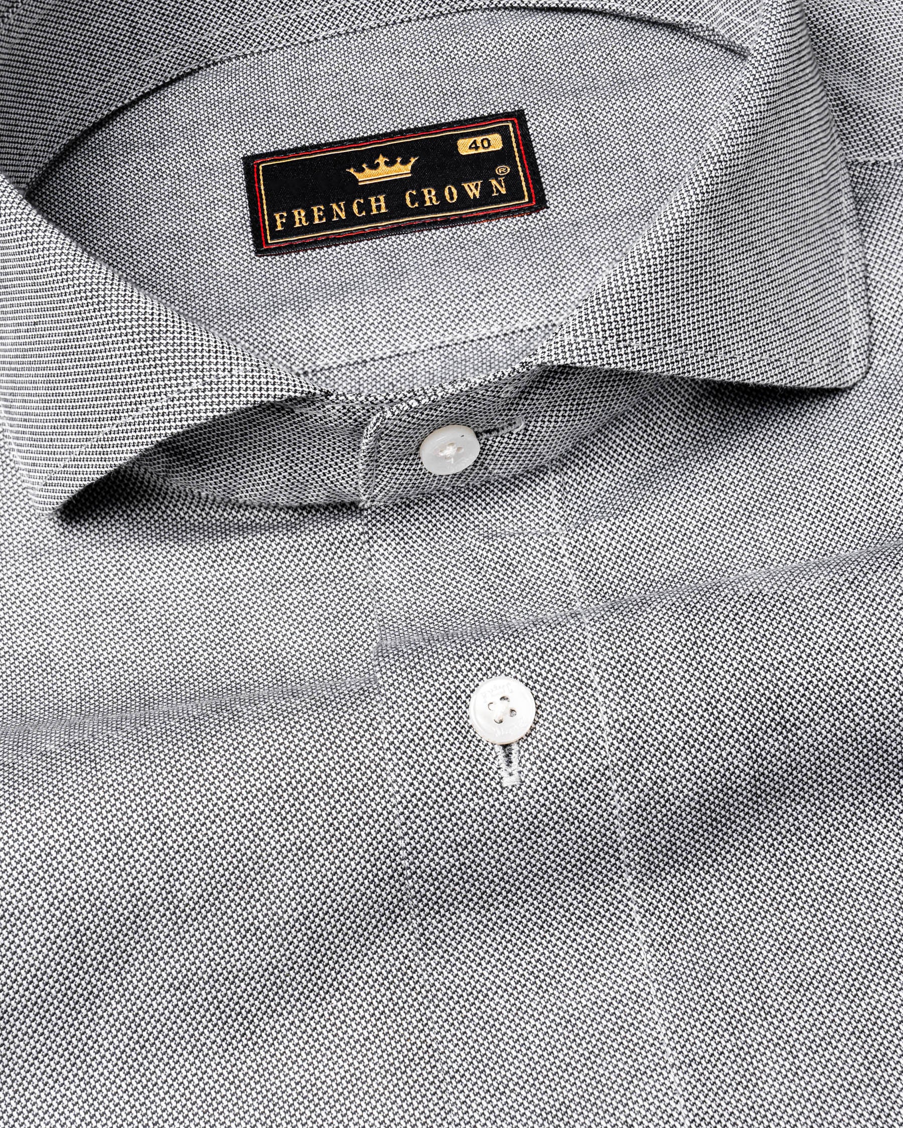 Pastel Grey Dobby Textured Premium Giza Cotton Shirt 6637-CA-38,6637-CA-H-38,6637-CA-39,6637-CA-H-39,6637-CA-40,6637-CA-H-40,6637-CA-42,6637-CA-H-42,6637-CA-44,6637-CA-H-44,6637-CA-46,6637-CA-H-46,6637-CA-48,6637-CA-H-48,6637-CA-50,6637-CA-H-50,6637-CA-52,6637-CA-H-52