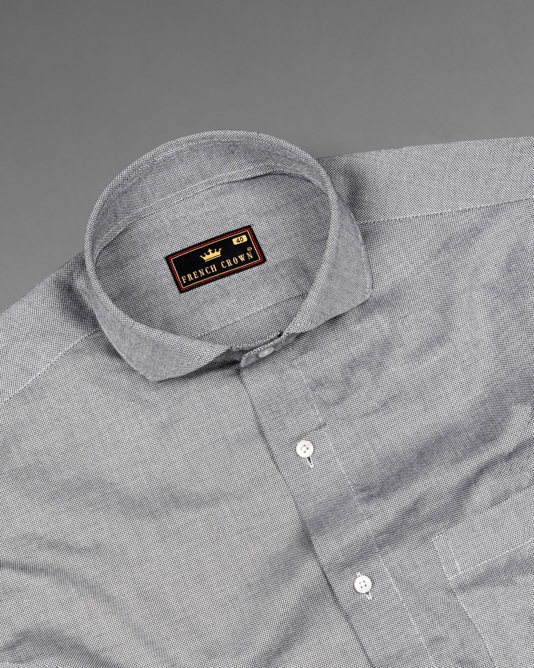 Pastel Grey Dobby Textured Premium Giza Cotton Shirt 6637-CA-38,6637-CA-H-38,6637-CA-39,6637-CA-H-39,6637-CA-40,6637-CA-H-40,6637-CA-42,6637-CA-H-42,6637-CA-44,6637-CA-H-44,6637-CA-46,6637-CA-H-46,6637-CA-48,6637-CA-H-48,6637-CA-50,6637-CA-H-50,6637-CA-52,6637-CA-H-52