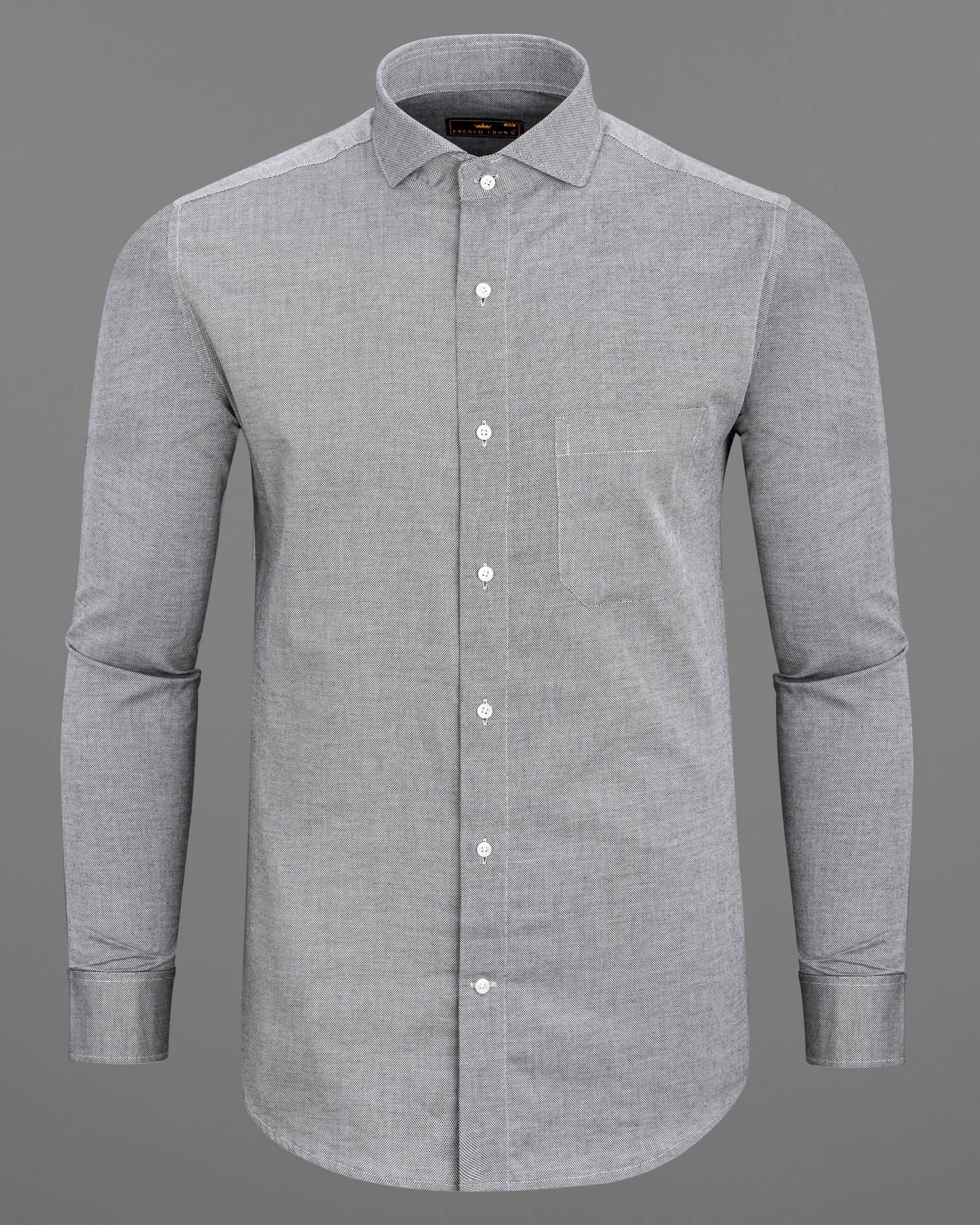 Pastel Grey Dobby Textured Premium Giza Cotton Shirt 6637-CA-38,6637-CA-H-38,6637-CA-39,6637-CA-H-39,6637-CA-40,6637-CA-H-40,6637-CA-42,6637-CA-H-42,6637-CA-44,6637-CA-H-44,6637-CA-46,6637-CA-H-46,6637-CA-48,6637-CA-H-48,6637-CA-50,6637-CA-H-50,6637-CA-52,6637-CA-H-52