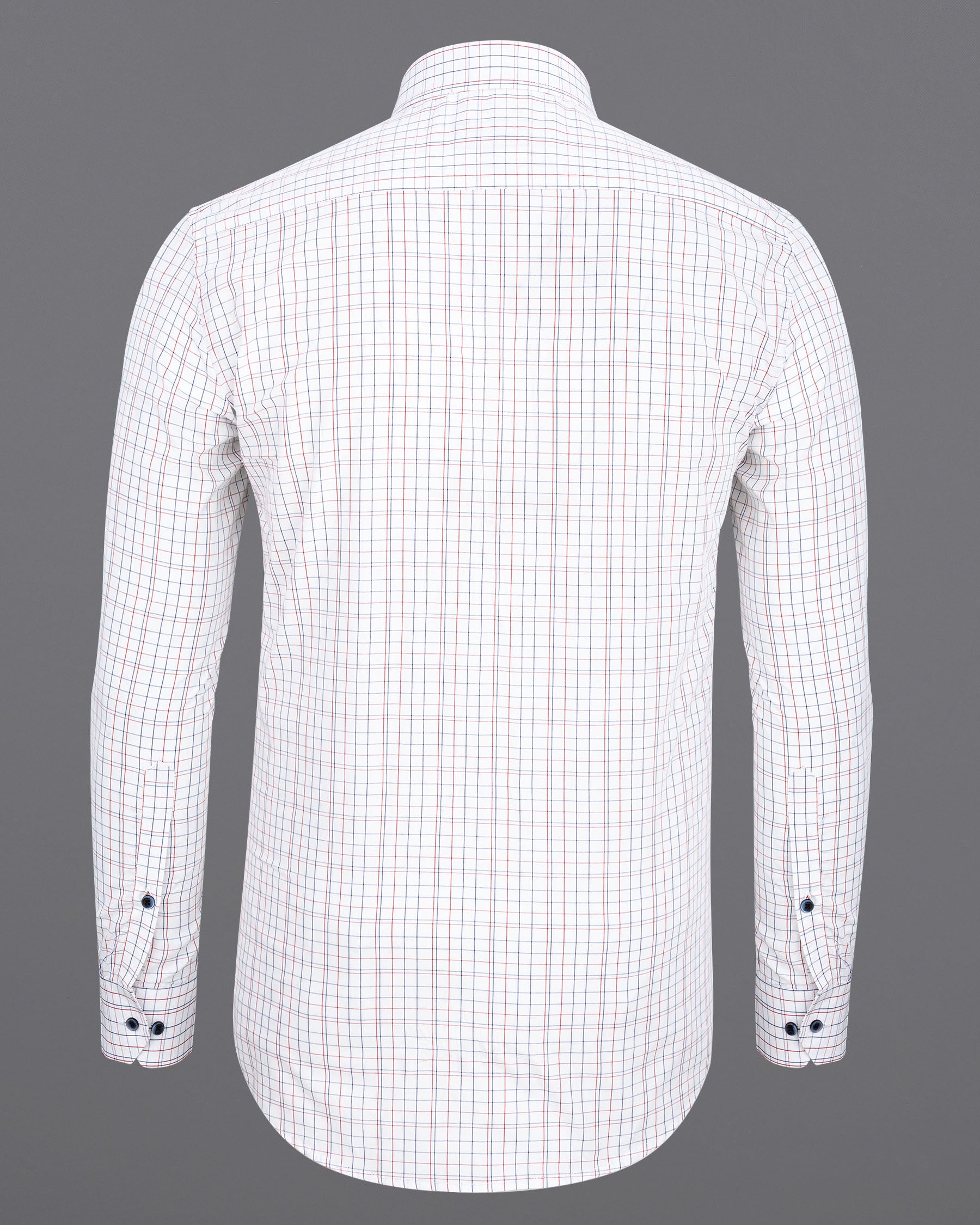 Bright White Checkered Premium Cotton Shirt 6644-BLE-38,6644-BLE-H-38,6644-BLE-39,6644-BLE-H-39,6644-BLE-40,6644-BLE-H-40,6644-BLE-42,6644-BLE-H-42,6644-BLE-44,6644-BLE-H-44,6644-BLE-46,6644-BLE-H-46,6644-BLE-48,6644-BLE-H-48,6644-BLE-50,6644-BLE-H-50,6644-BLE-52,6644-BLE-H-52