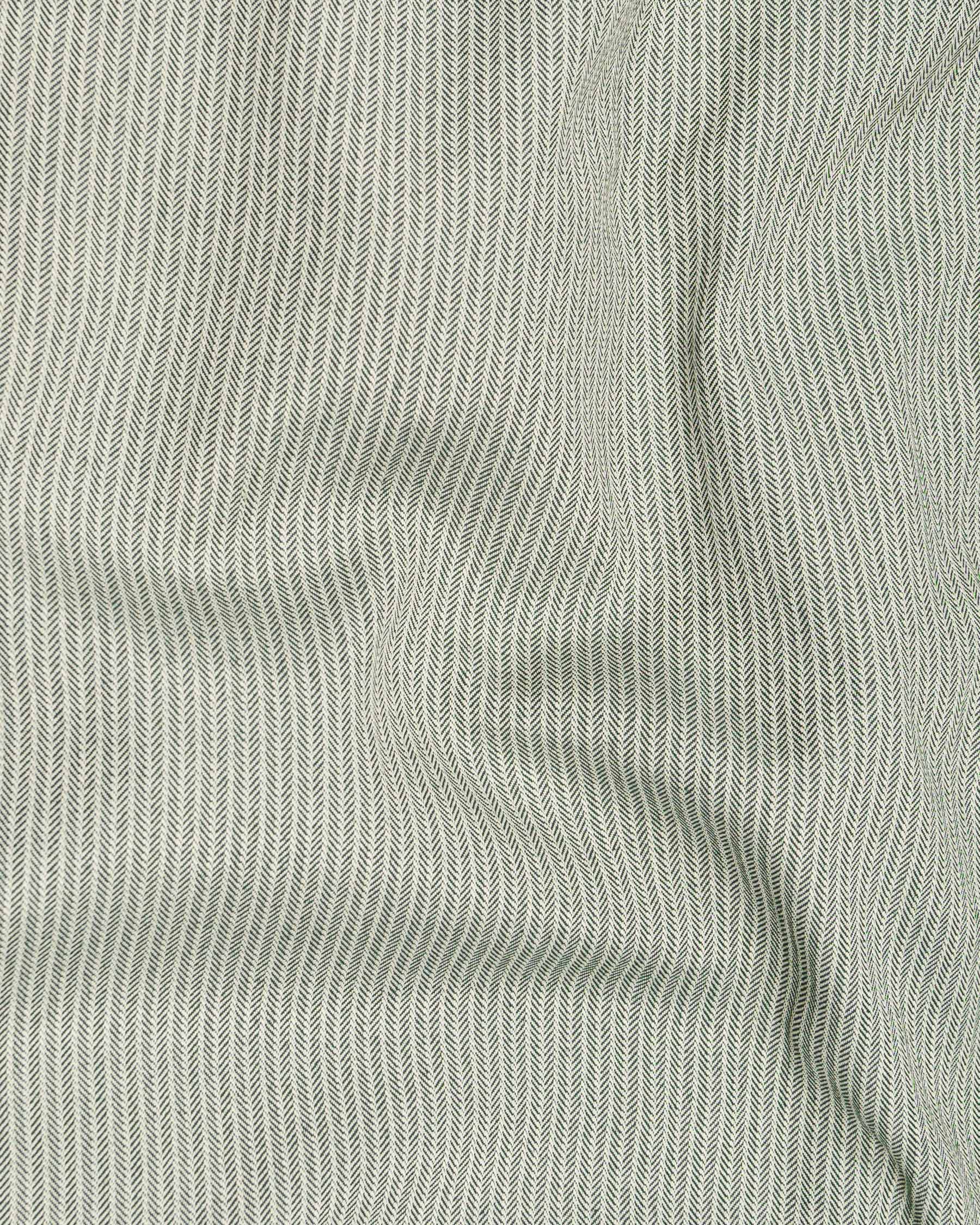 Pearl Bush Striped Herringbone Overshirt/Shacket