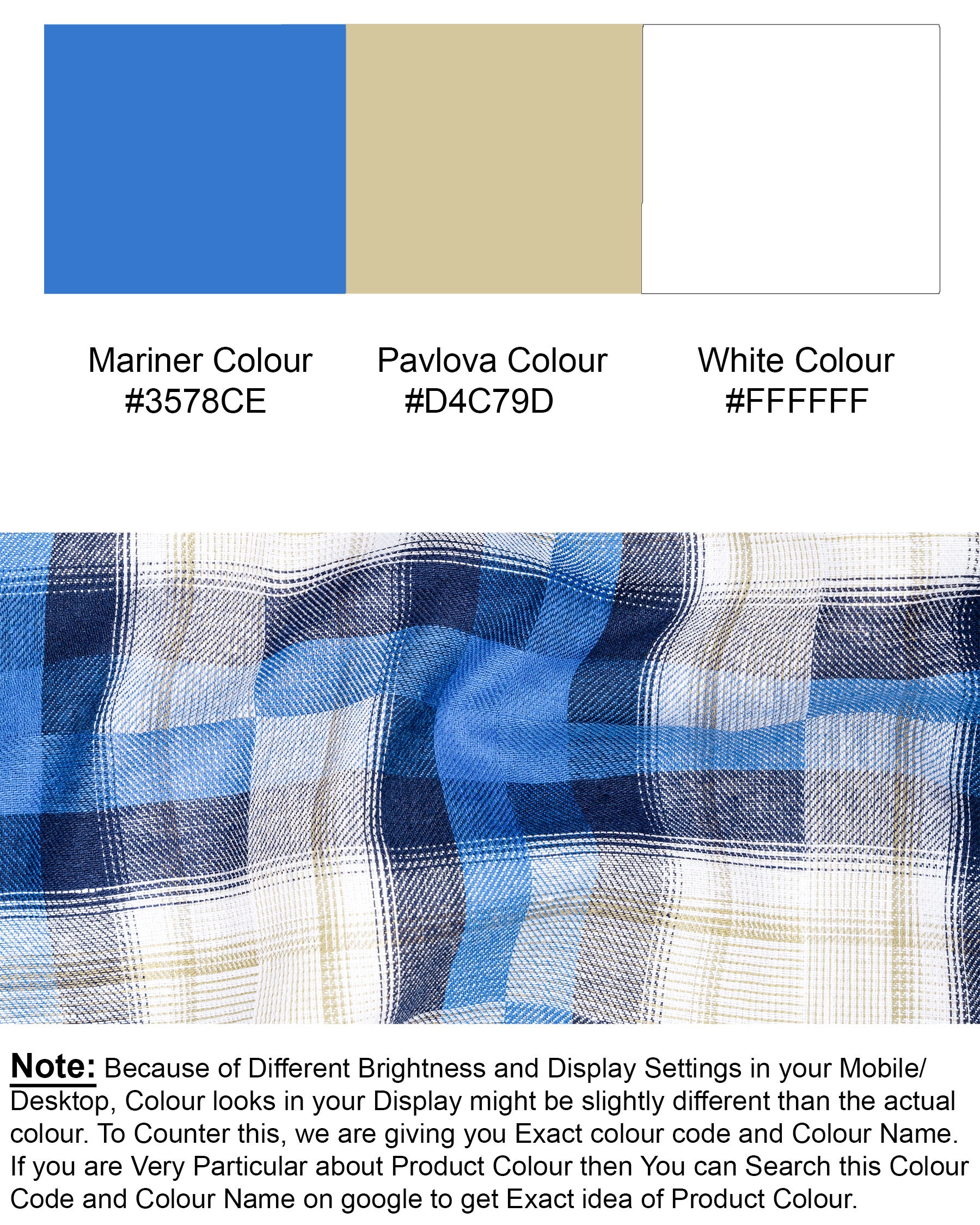 Mariner Blue and Pavlova Beige Twill Plaid Textured Premium Cotton Shirt 6681-BD-BLE-38,6681-BD-BLE-38,6681-BD-BLE-39,6681-BD-BLE-39,6681-BD-BLE-40,6681-BD-BLE-40,6681-BD-BLE-42,6681-BD-BLE-42,6681-BD-BLE-44,6681-BD-BLE-44,6681-BD-BLE-46,6681-BD-BLE-46,6681-BD-BLE-48,6681-BD-BLE-48,6681-BD-BLE-50,6681-BD-BLE-50,6681-BD-BLE-52,6681-BD-BLE-52