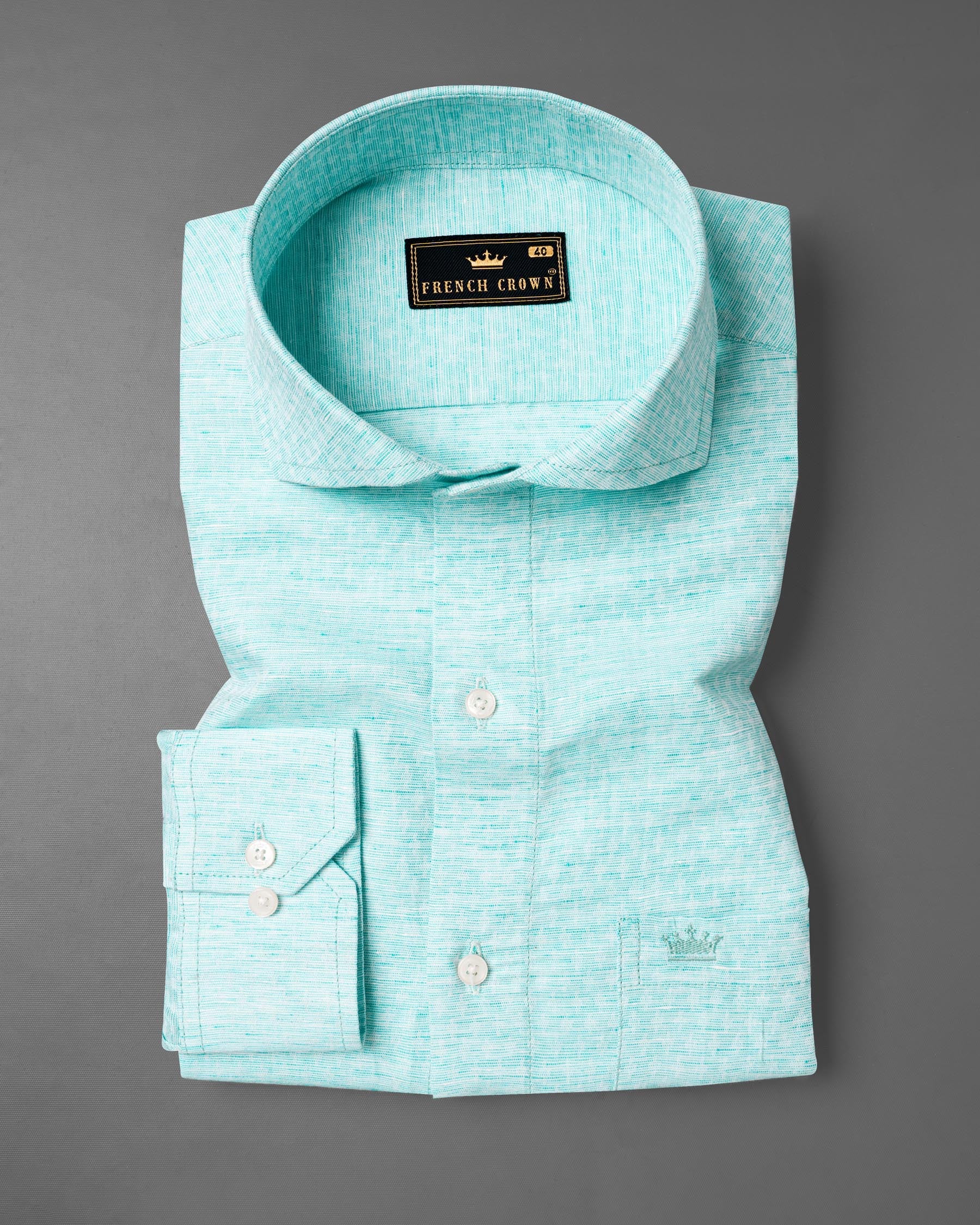 Morning Glory Blue Chambray Textured Premium Cotton Shirt 6703-CA-38,6703-CA-38,6703-CA-39,6703-CA-39,6703-CA-40,6703-CA-40,6703-CA-42,6703-CA-42,6703-CA-44,6703-CA-44,6703-CA-46,6703-CA-46,6703-CA-48,6703-CA-48,6703-CA-50,6703-CA-50,6703-CA-52,6703-CA-52