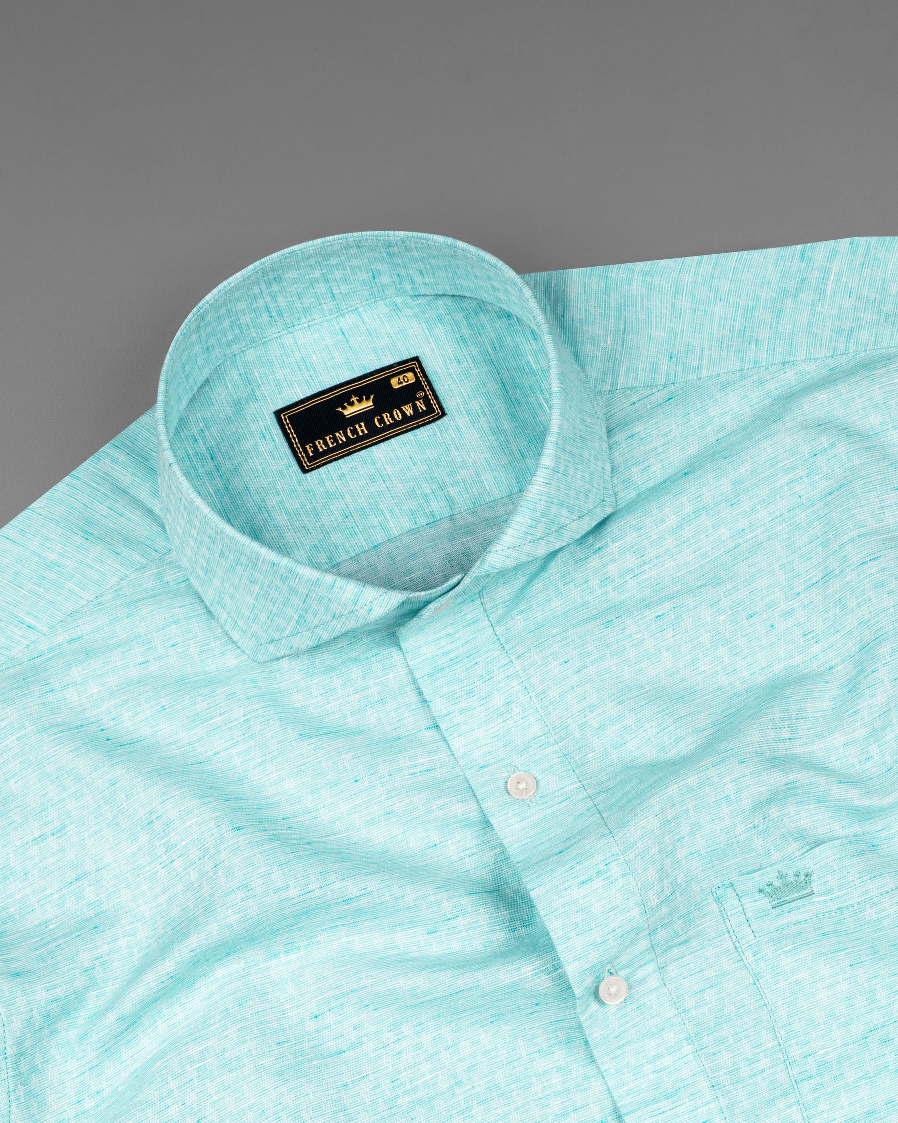 Morning Glory Blue Chambray Textured Premium Cotton Shirt 6703-CA-38,6703-CA-38,6703-CA-39,6703-CA-39,6703-CA-40,6703-CA-40,6703-CA-42,6703-CA-42,6703-CA-44,6703-CA-44,6703-CA-46,6703-CA-46,6703-CA-48,6703-CA-48,6703-CA-50,6703-CA-50,6703-CA-52,6703-CA-52