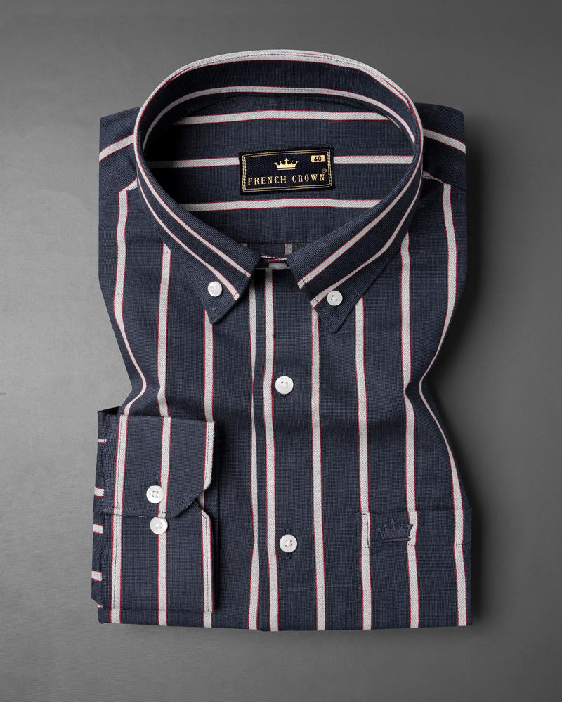 Outer Space Black and White Striped Premium Cotton Shirt 6709-BD-38,6709-BD-38,6709-BD-39,6709-BD-39,6709-BD-40,6709-BD-40,6709-BD-42,6709-BD-42,6709-BD-44,6709-BD-44,6709-BD-46,6709-BD-46,6709-BD-48,6709-BD-48,6709-BD-50,6709-BD-50,6709-BD-52,6709-BD-52